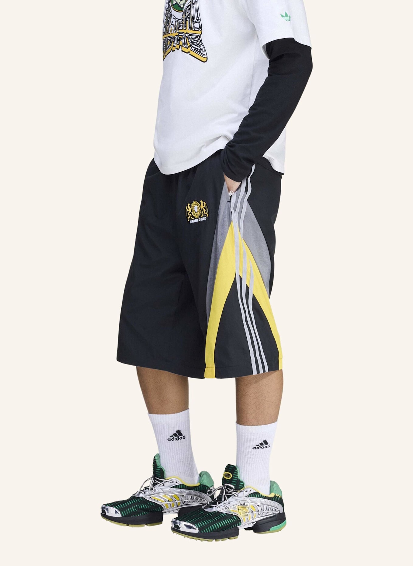adidas Originals BRAIN DEAD TRAININGSHOSE: SCHWARZ