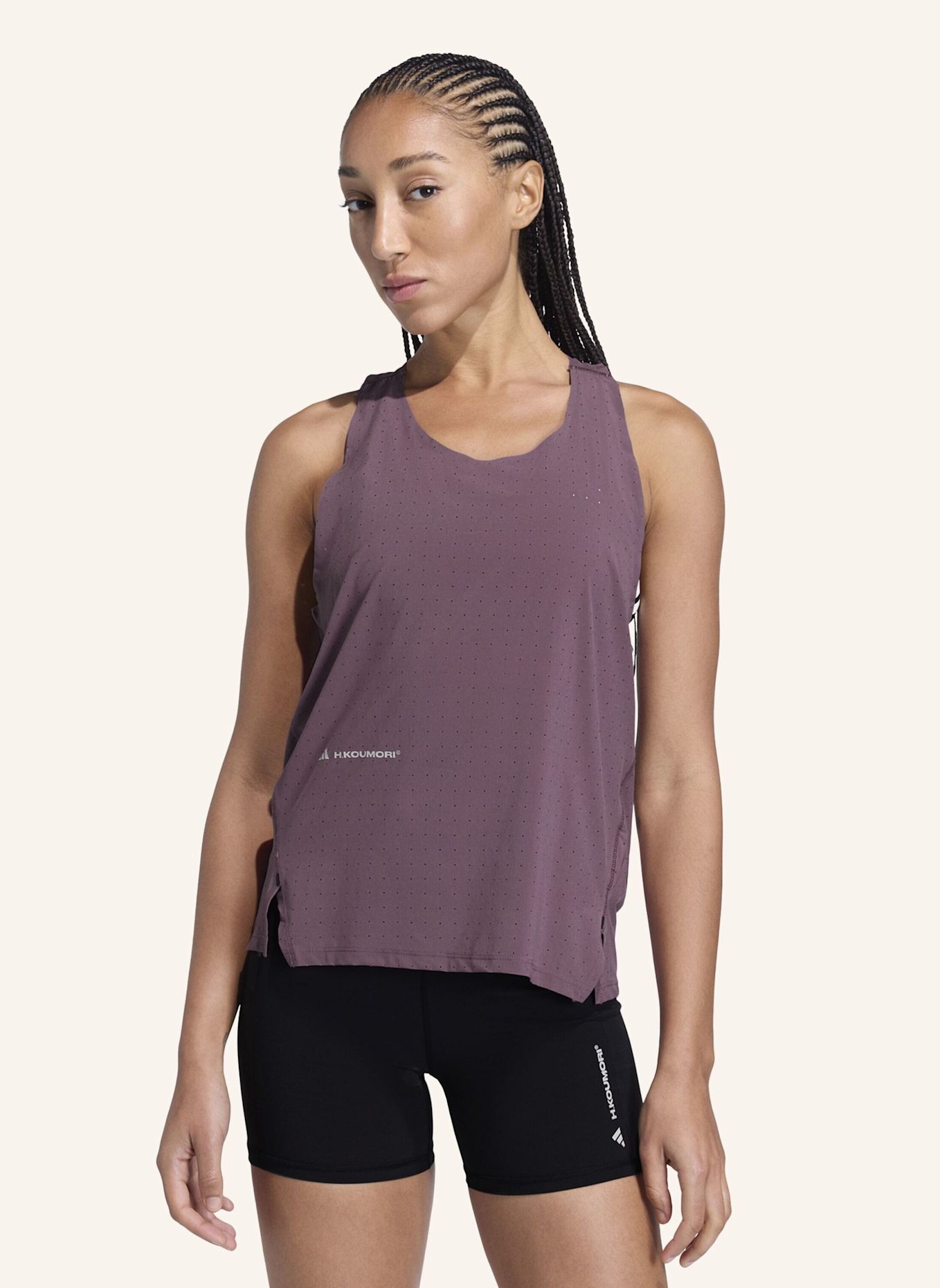 adidas Funktionstop ADI365 HK RUNNING SINGLET: BRAUN