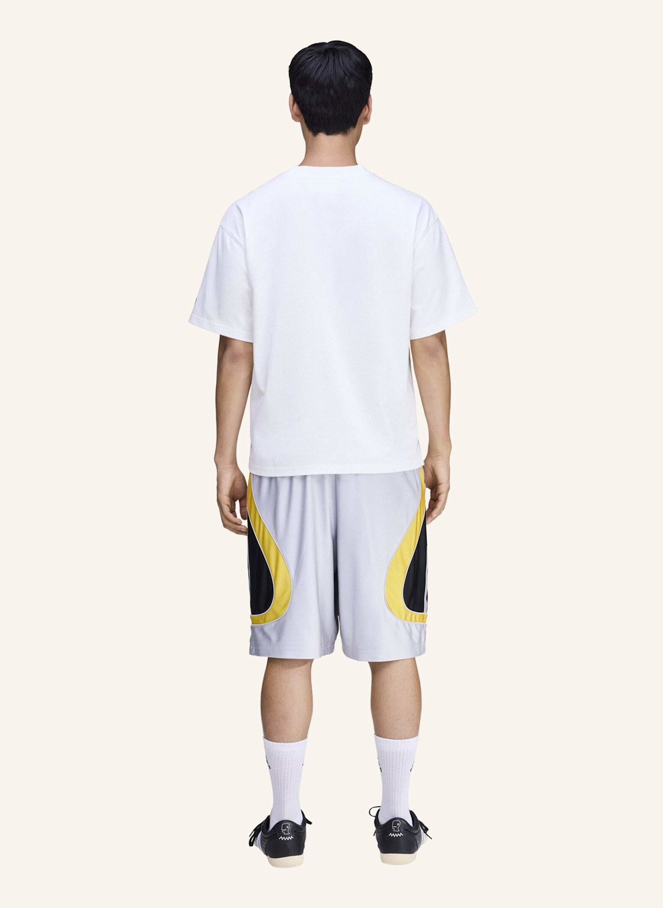 adidas Originals BRAIN DEAD SHORTS: SILBER