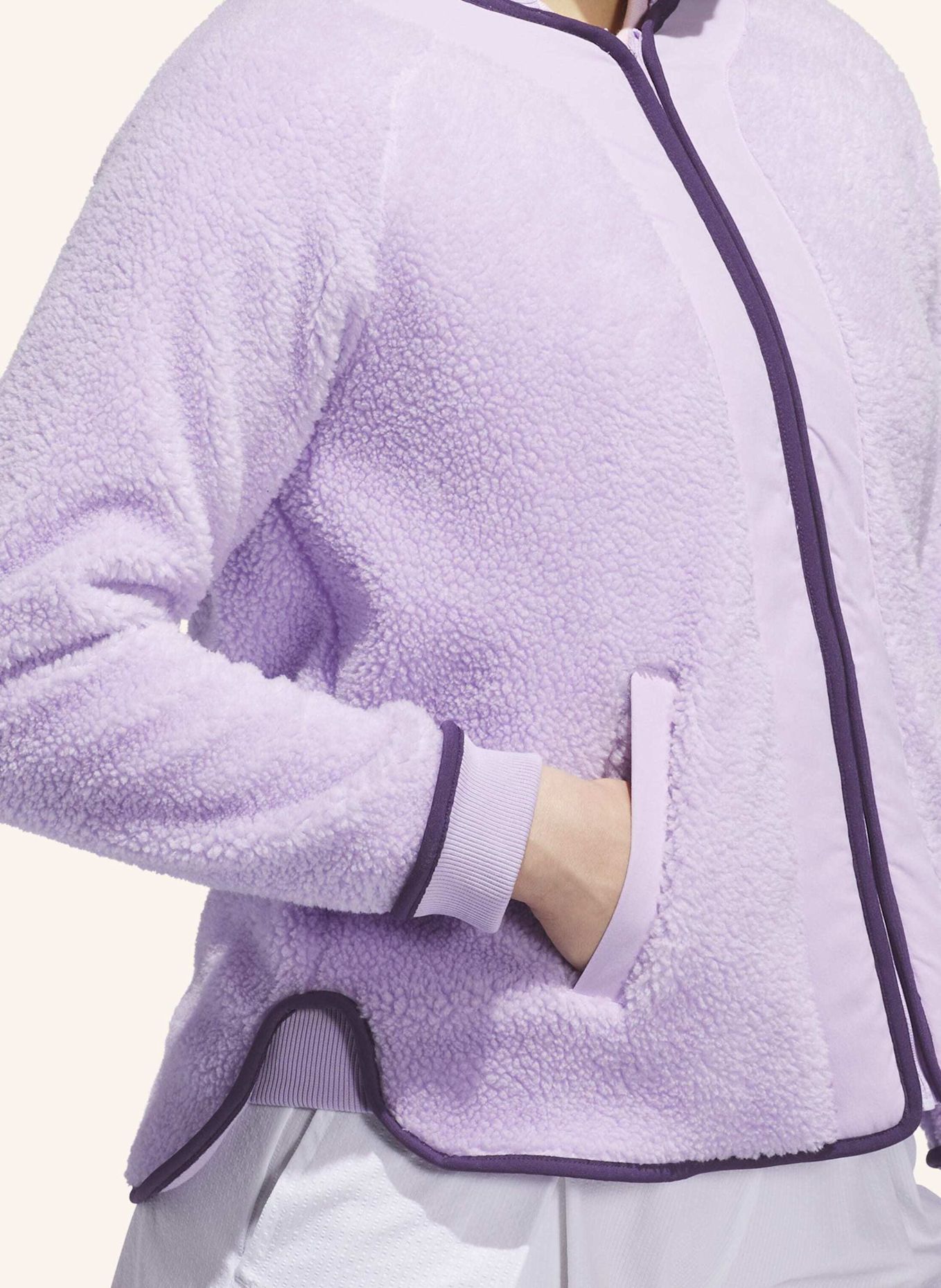 adidas GO-TO FLEECEJACKE: HELLLILA