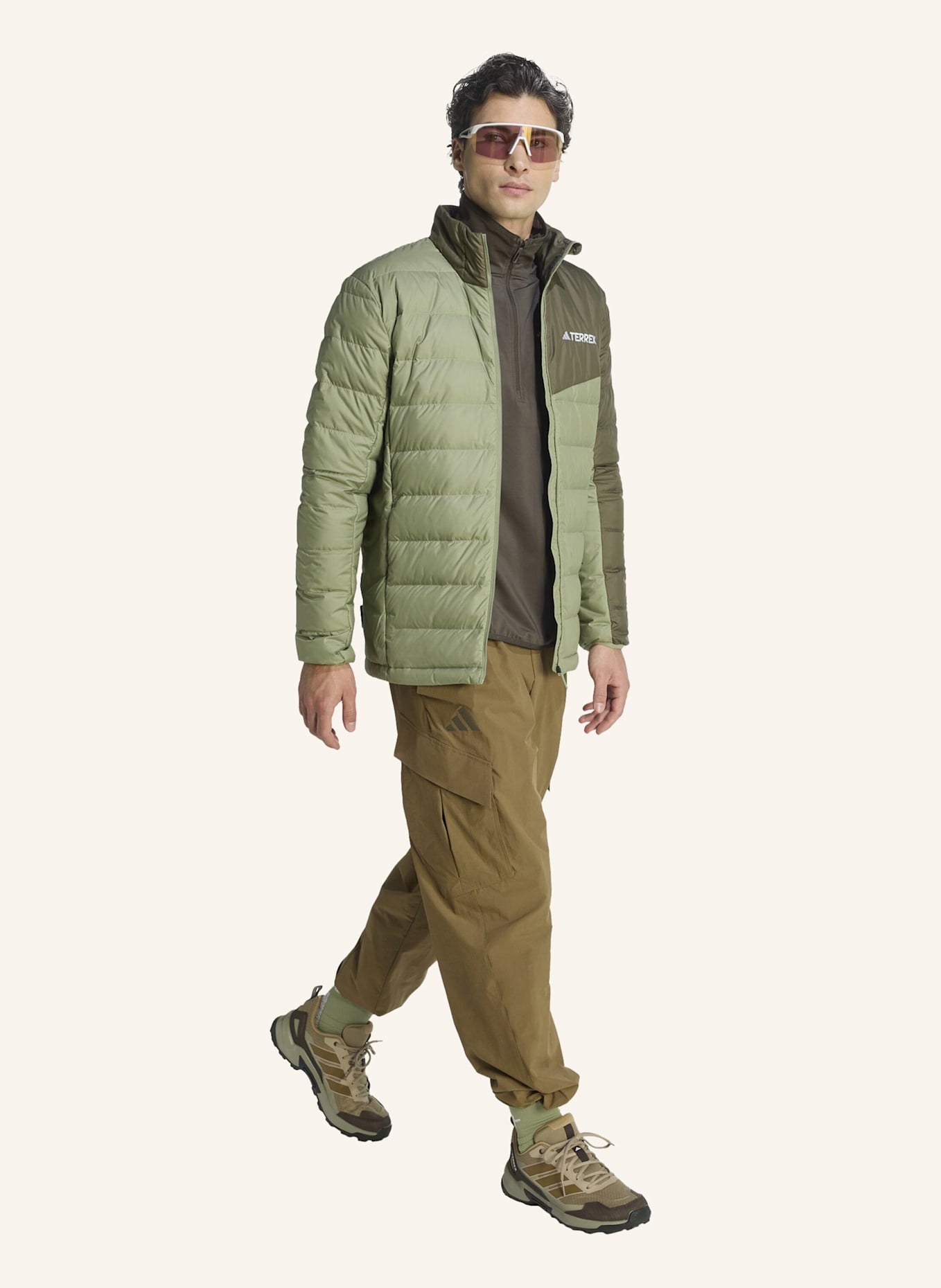 adidas TERREX TERREX MULTI LIGHT DOWN CLIMAWARM JACKE: GRÜN
