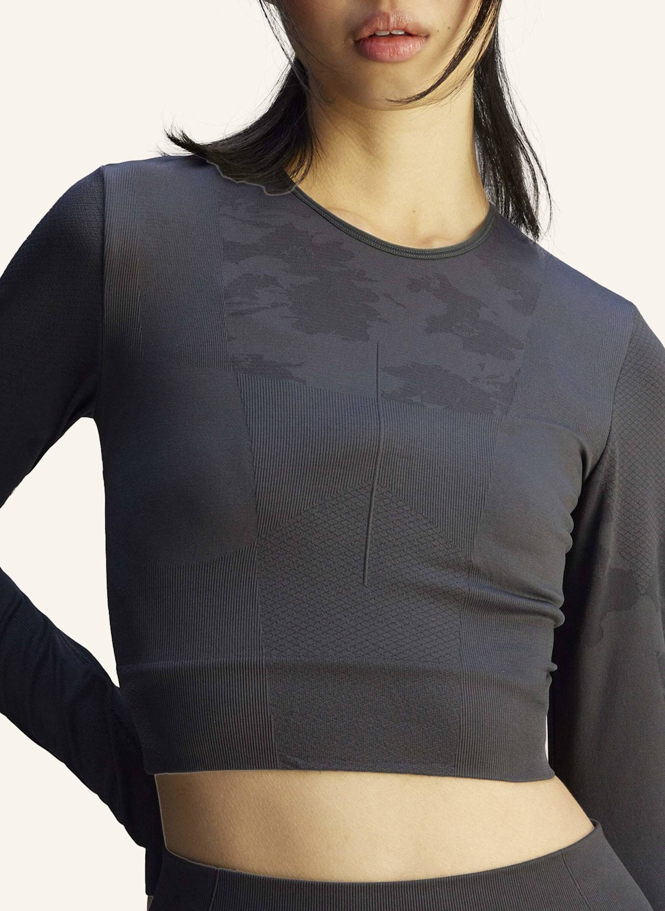 adidas by Stella McCartney ADIDAS BY STELLA MCCARTNEY TRUESTRENGTH SEAMLESS YOGA LONGSLEEVE: GRAU