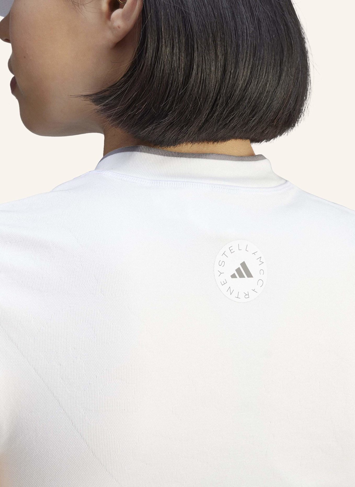 adidas by Stella McCartney Funktions-Poloshirt ADIDAS BY STELLA MCCARTENEY: WEISS