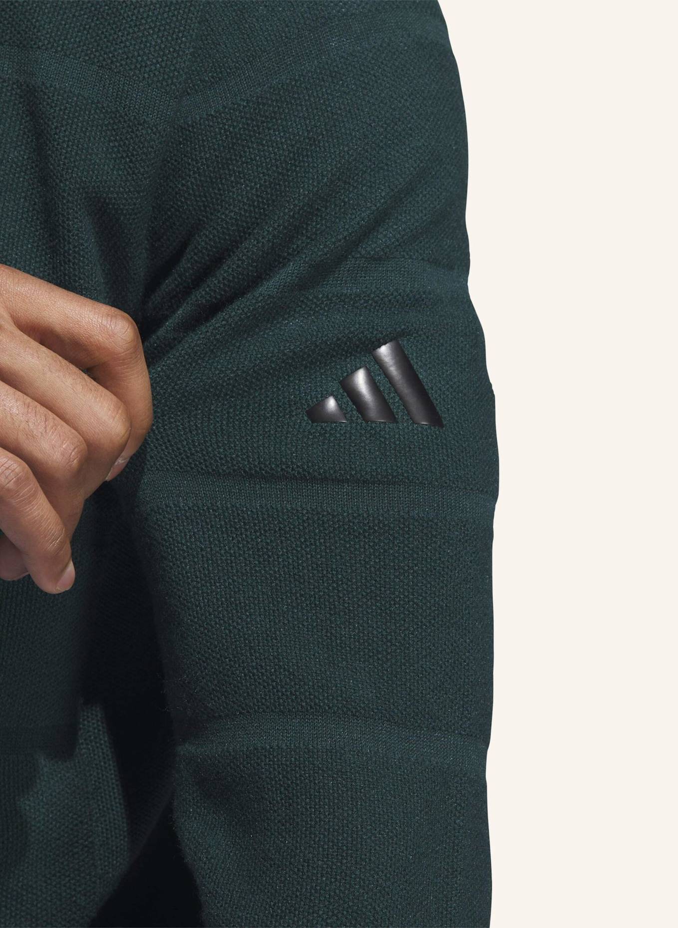 adidas ULTIMATE365 TOUR WIND KNIT QUARTER-ZIP.: GRÜN