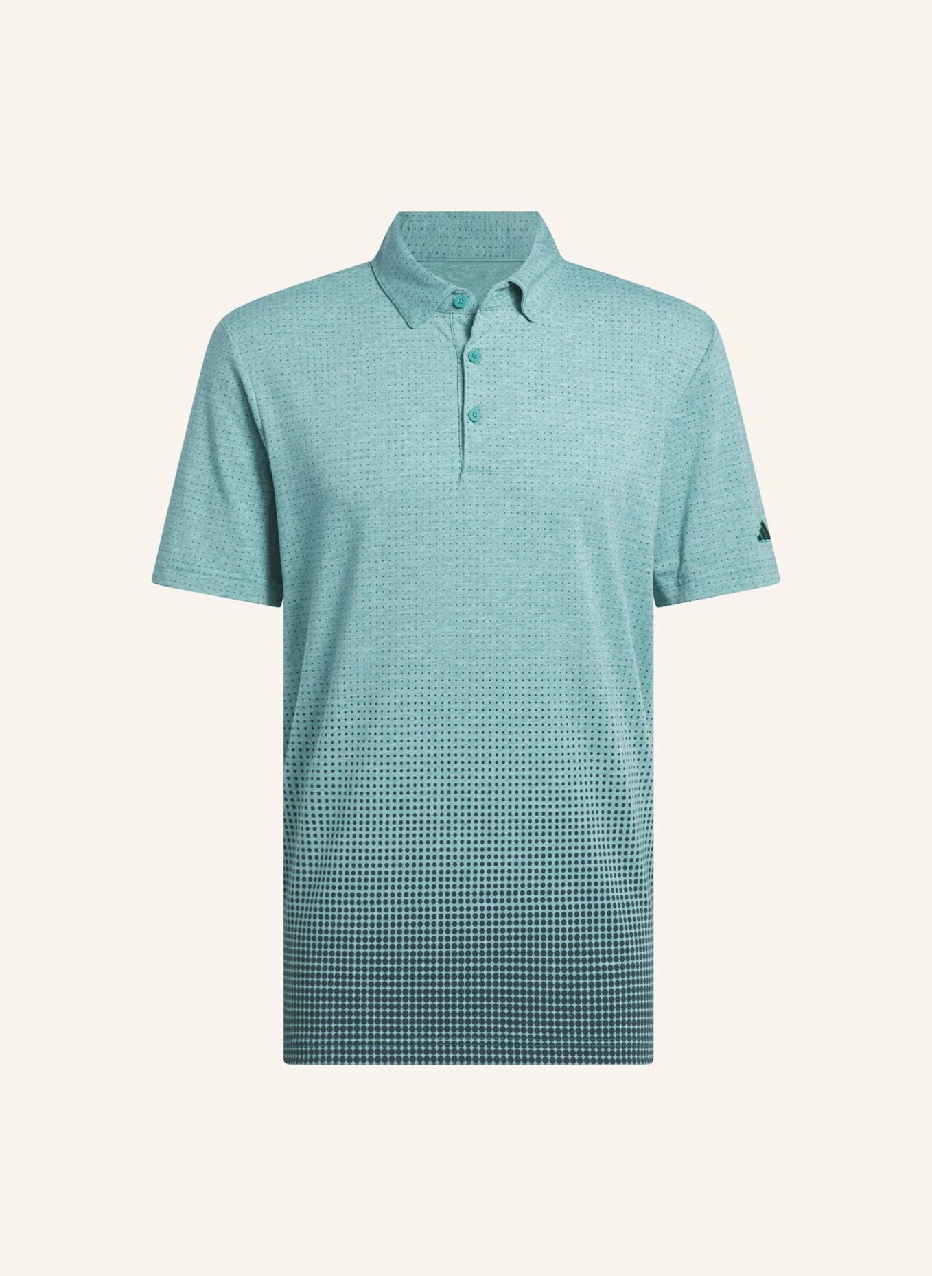 adidas GO-TO RISE PRINT POLOSHIRT: TÜRKIS