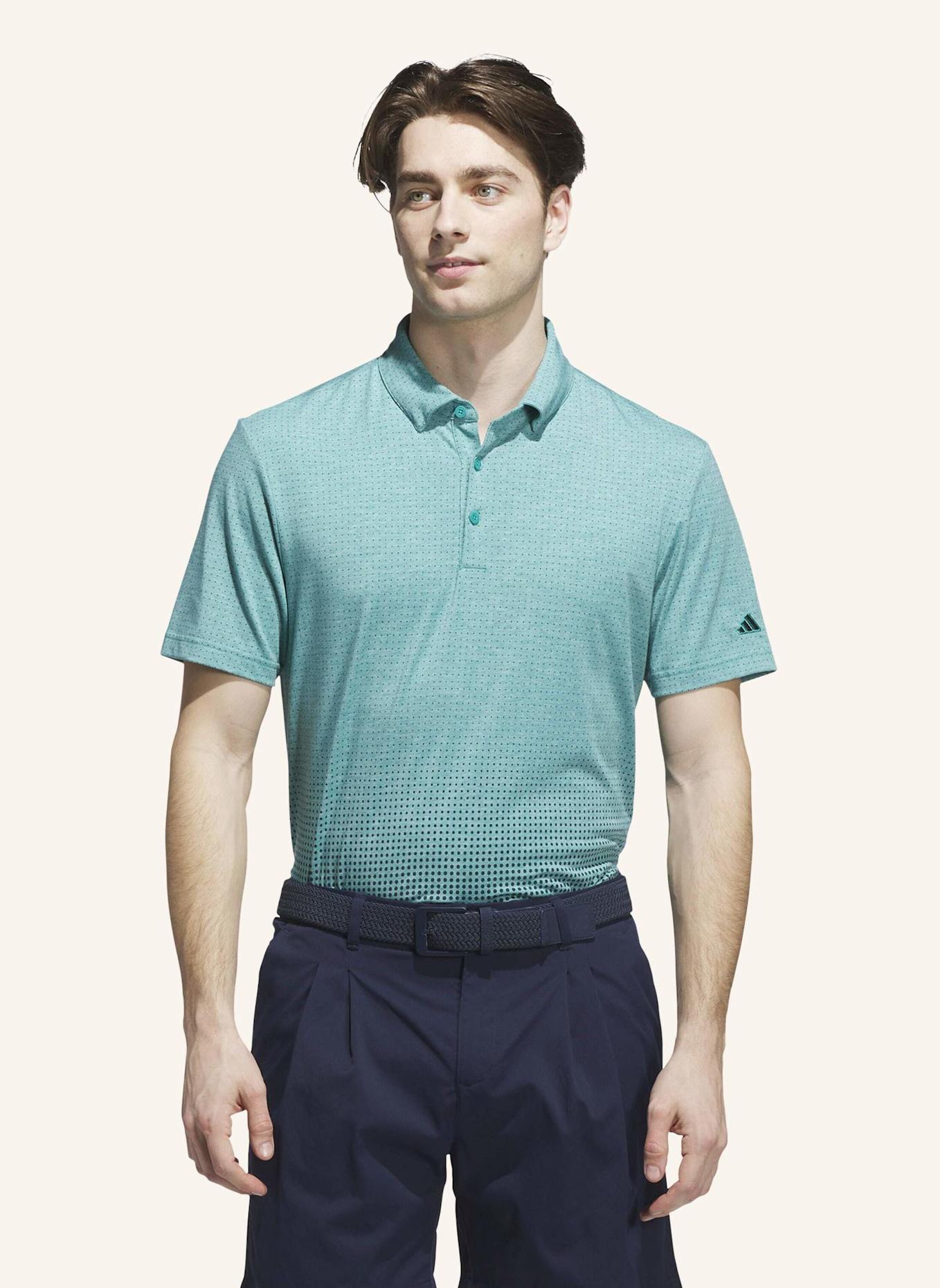 adidas GO-TO RISE PRINT POLOSHIRT: TÜRKIS