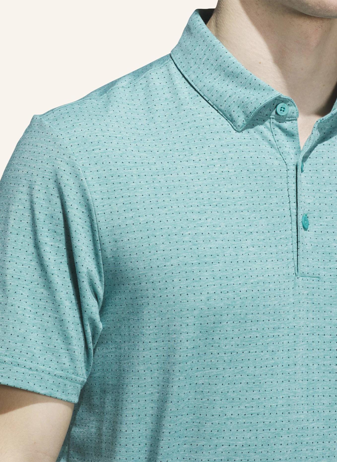 adidas GO-TO RISE PRINT POLOSHIRT: TÜRKIS