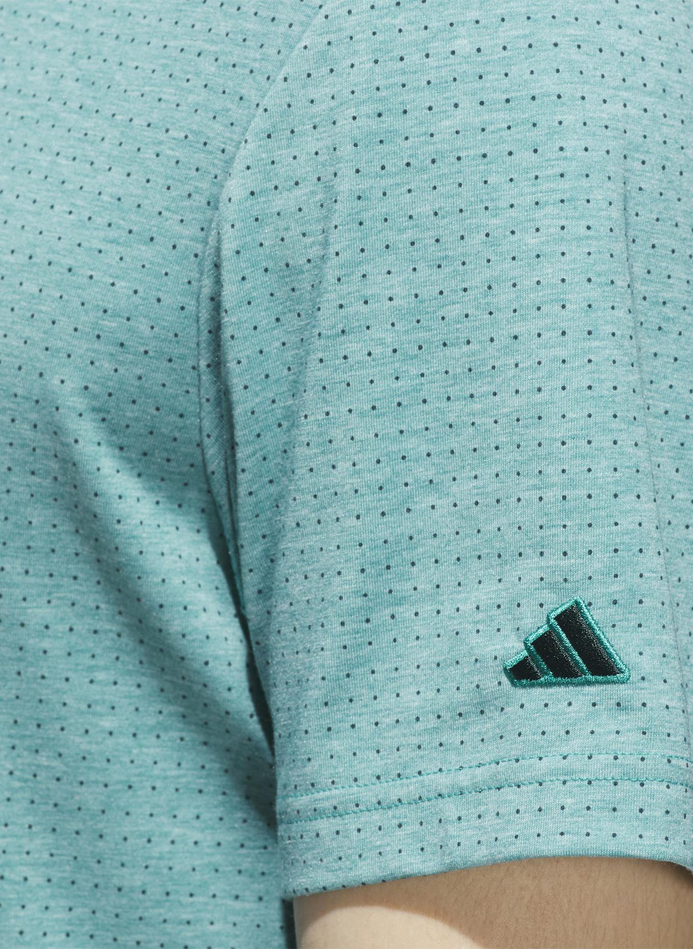 adidas GO-TO RISE PRINT POLOSHIRT: TÜRKIS