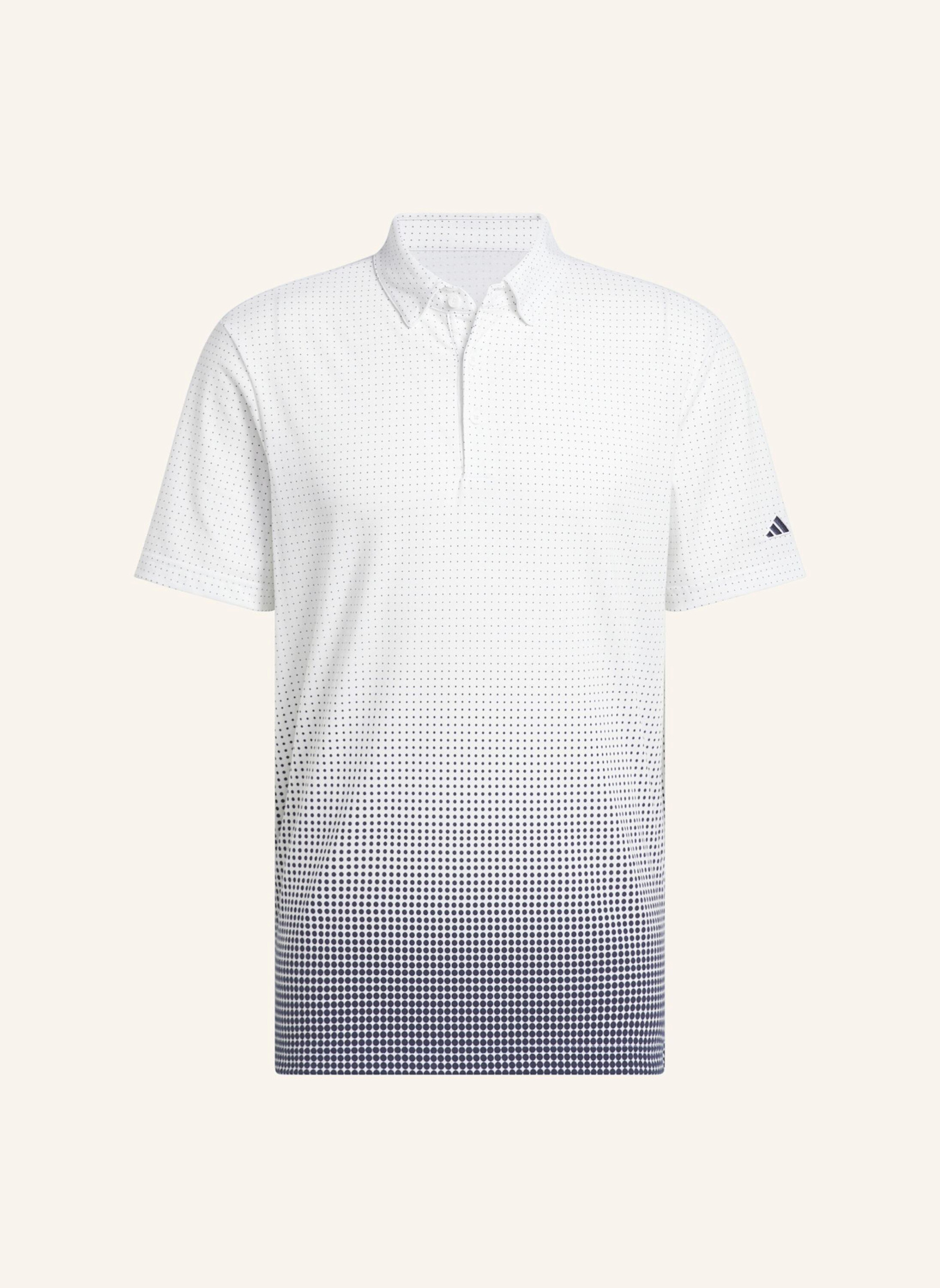adidas GO-TO RISE PRINT POLOSHIRT: WEISS
