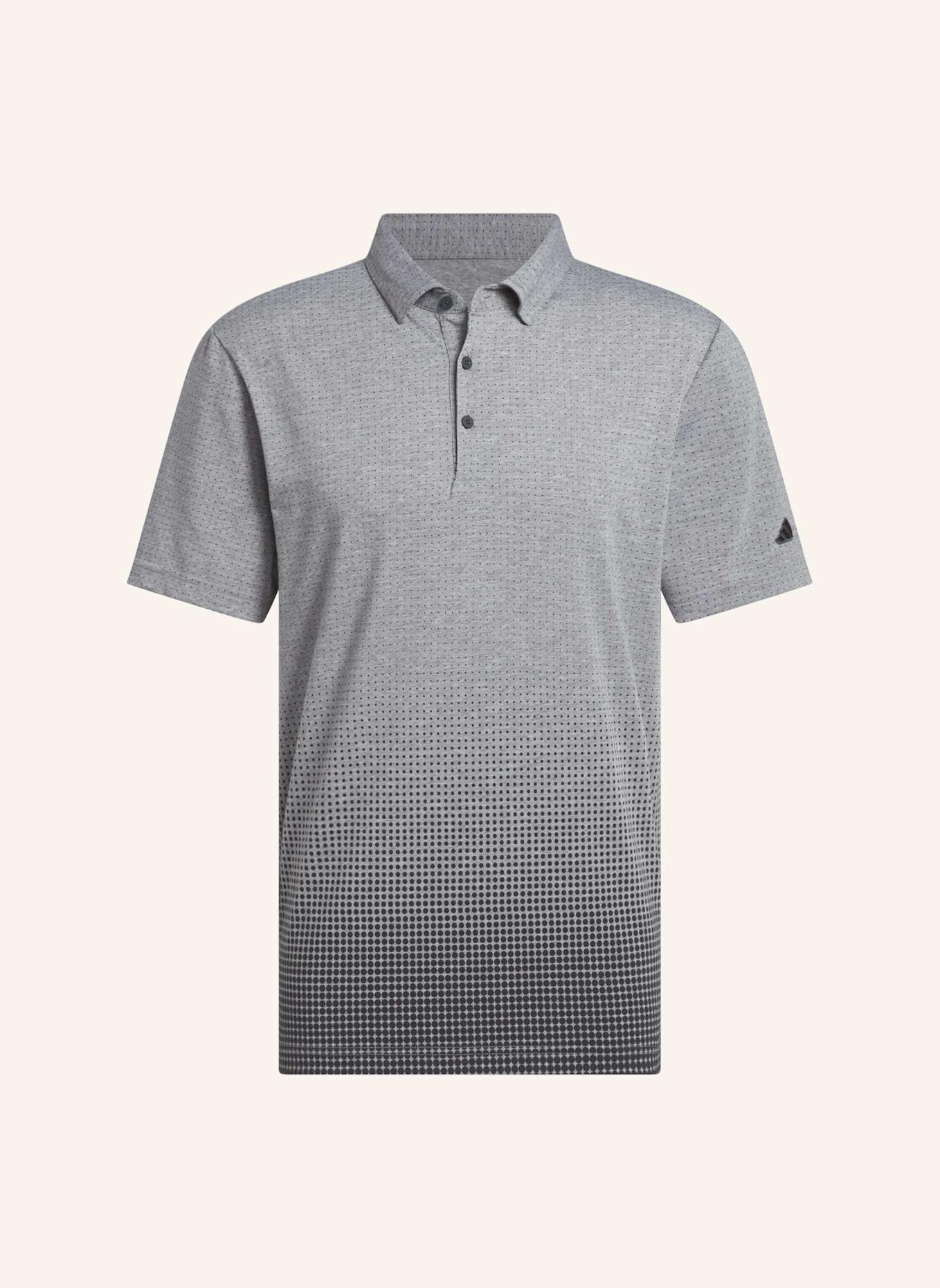 adidas GO-TO RISE PRINT POLOSHIRT: GRAU