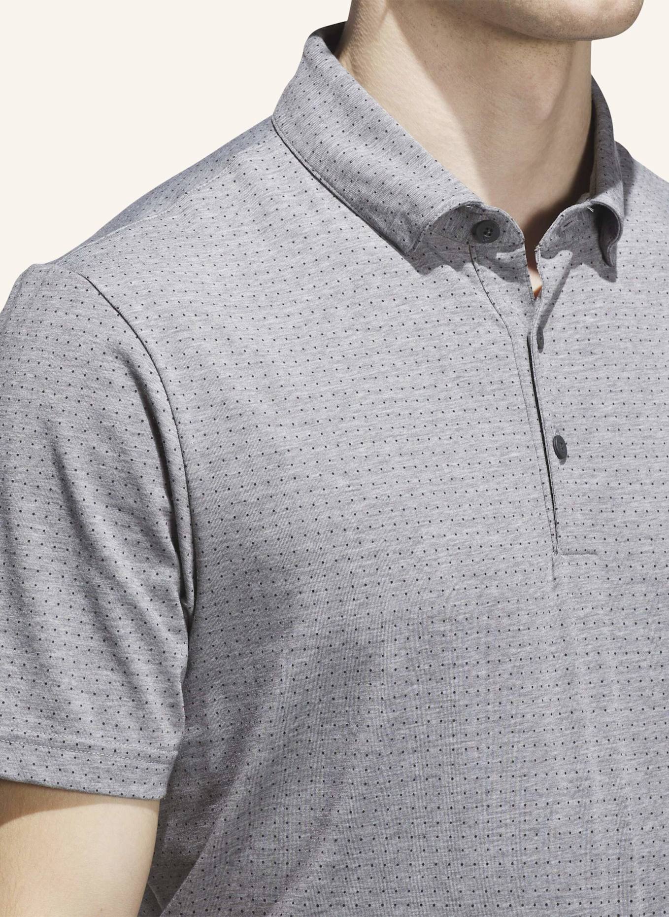 adidas GO-TO RISE PRINT POLOSHIRT: GRAU