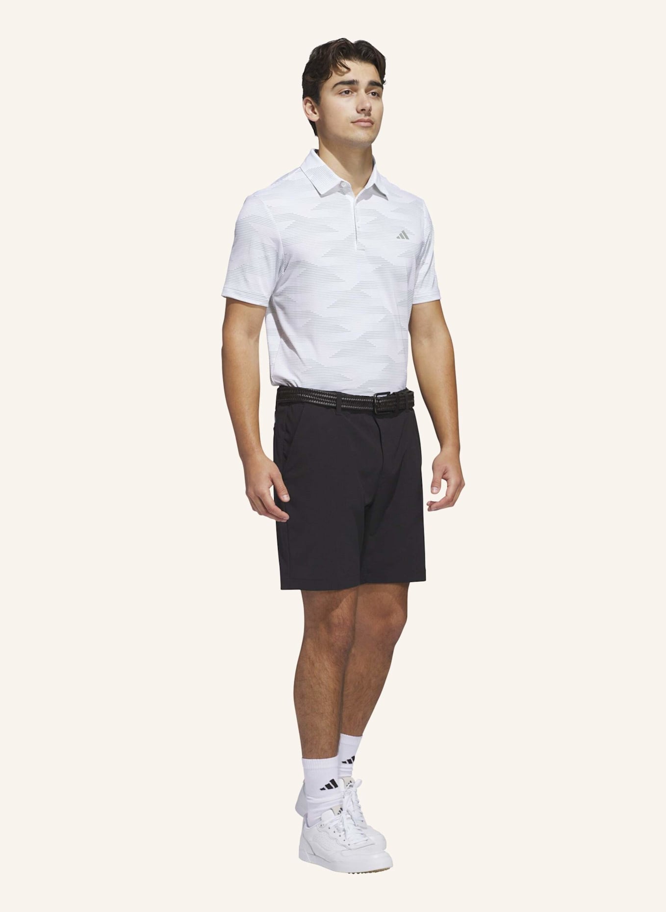 adidas ULTIMATE365 PULL-ON GOLF SHORTS: SCHWARZ