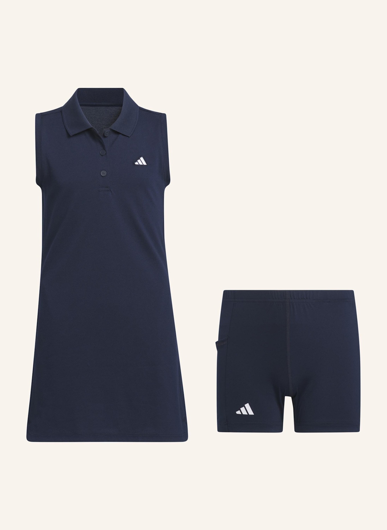 adidas PIQUÉ CLUB DRESS KIDS: BLAU