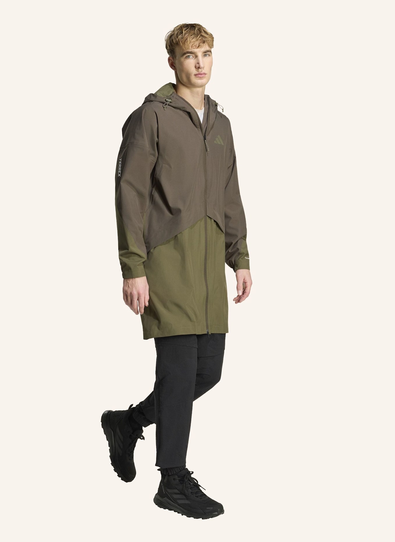 adidas TERREX Regenjacke MULTI: GRÜN