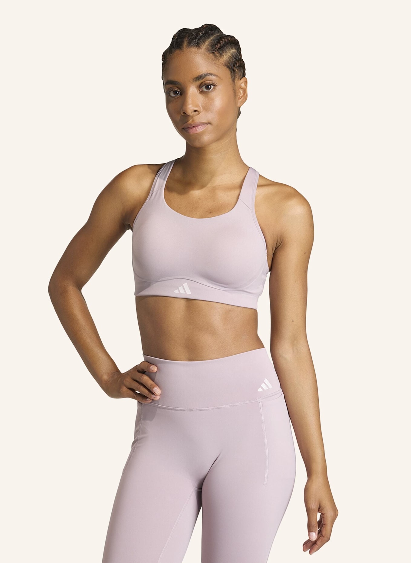 adidas OPTIME WORKOUT BH, HOHE BELASTUNG: LILA