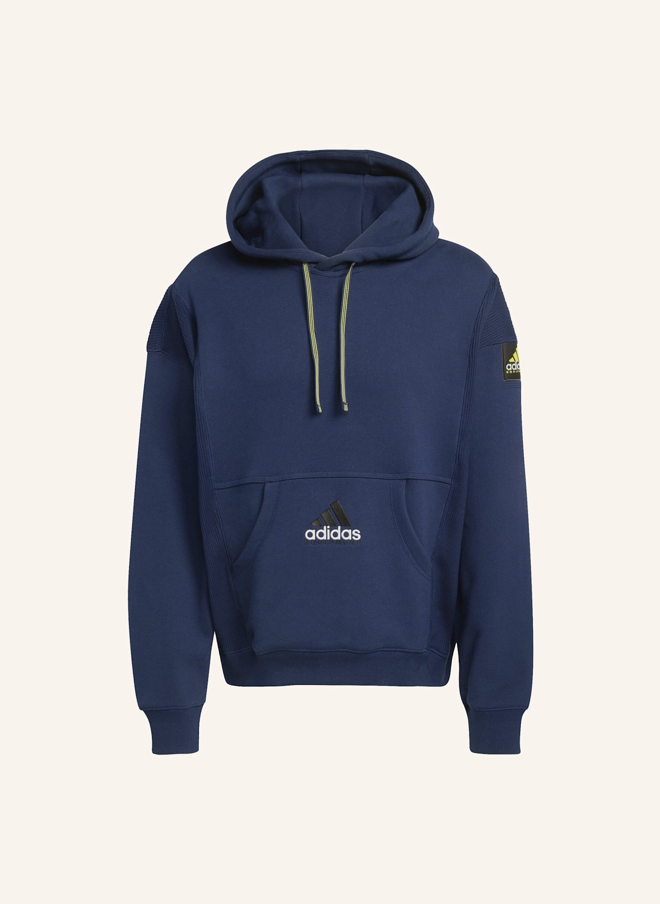 adidas Originals ADIDAS EQUIPMENT RIBBED HOODIE: BLAU