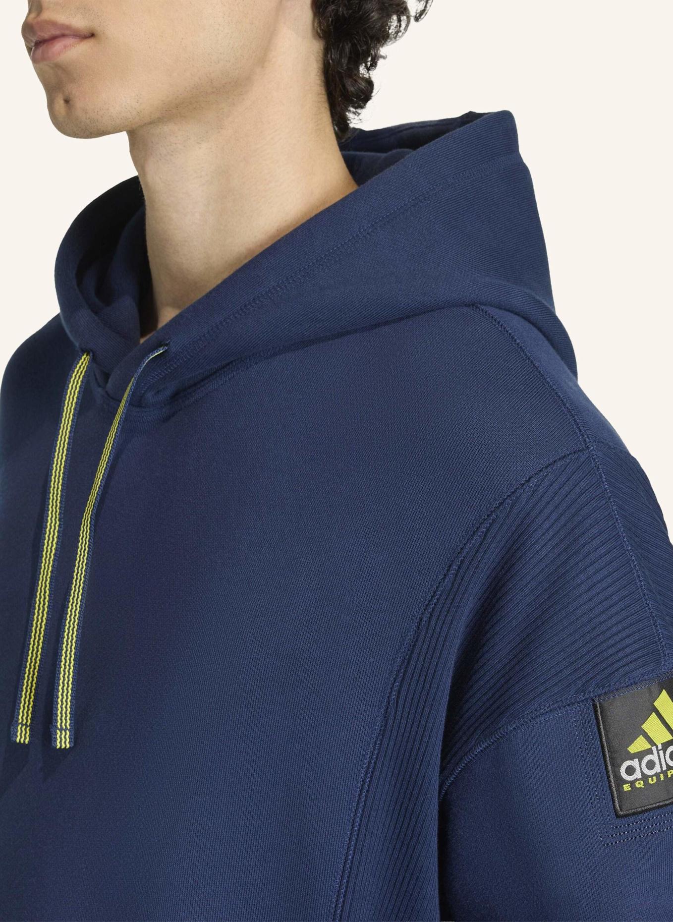 adidas Originals ADIDAS EQUIPMENT RIBBED HOODIE: BLAU