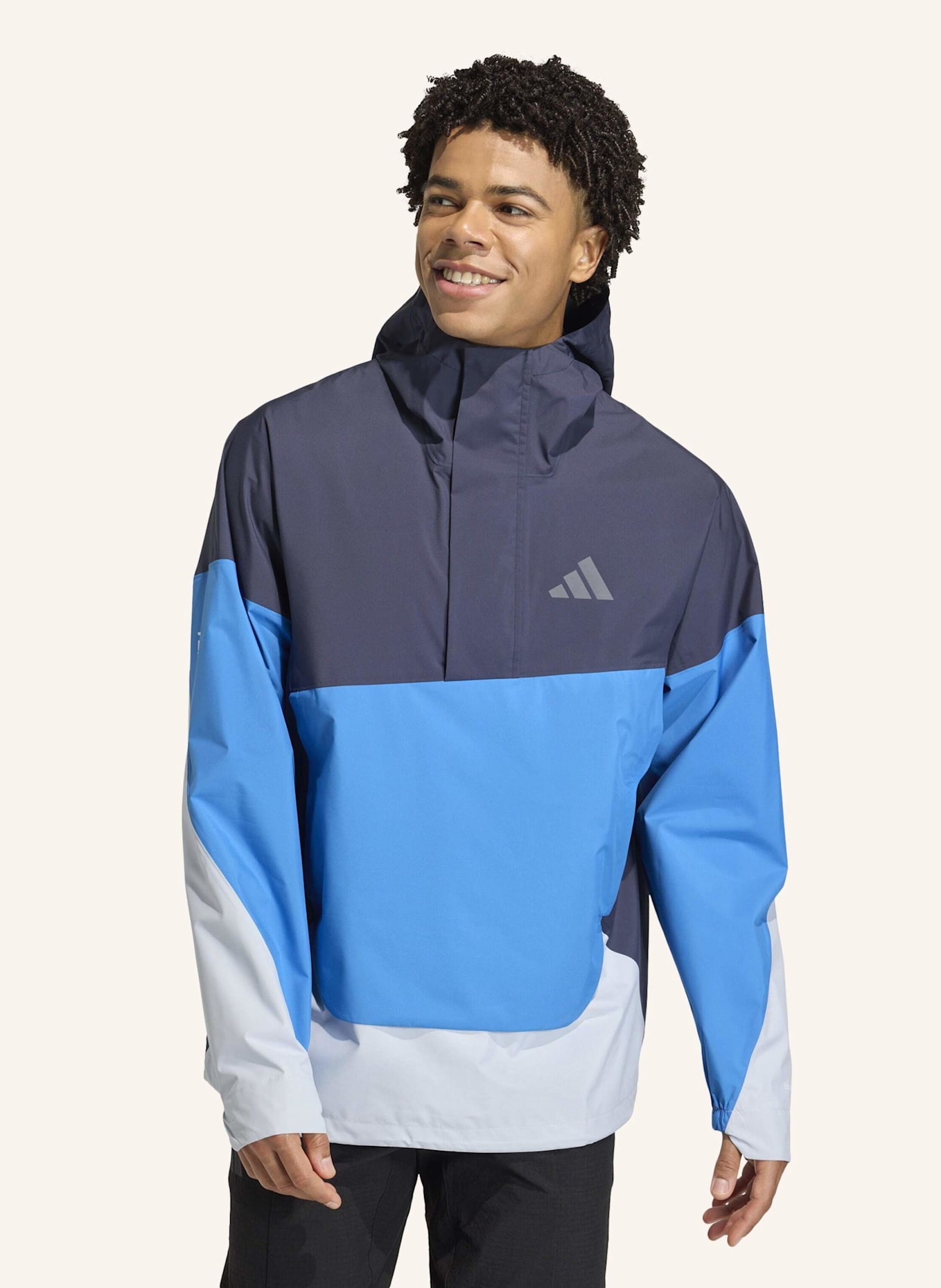 adidas TERREX TERREX XPLORIC 2.5 LAYER CLIMAPROOF ANORAK: BLAU