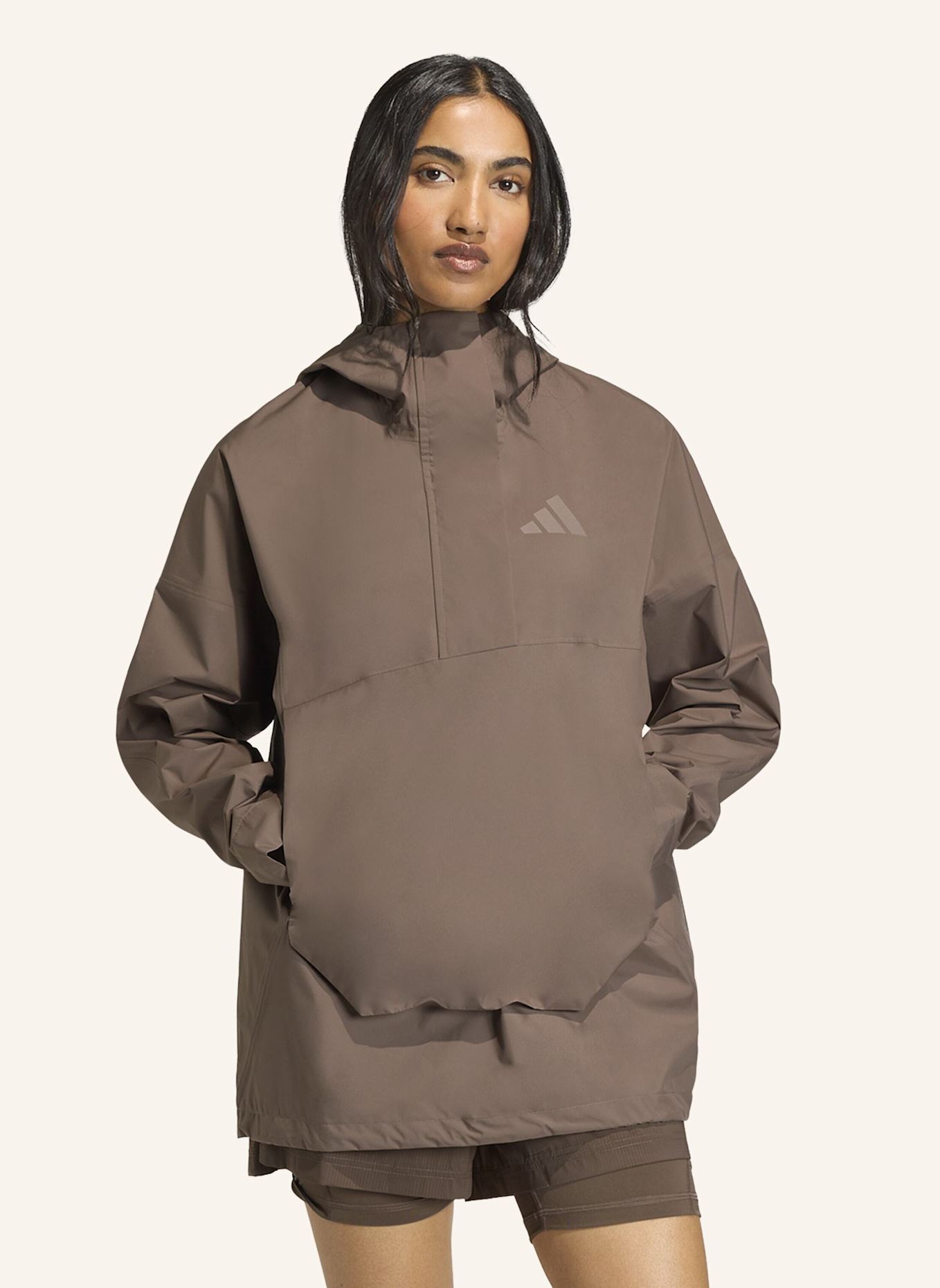 adidas TERREX TERREX XPLORIC 2.5 LAYER CLIMAPROOF ANORAK: BRAUN