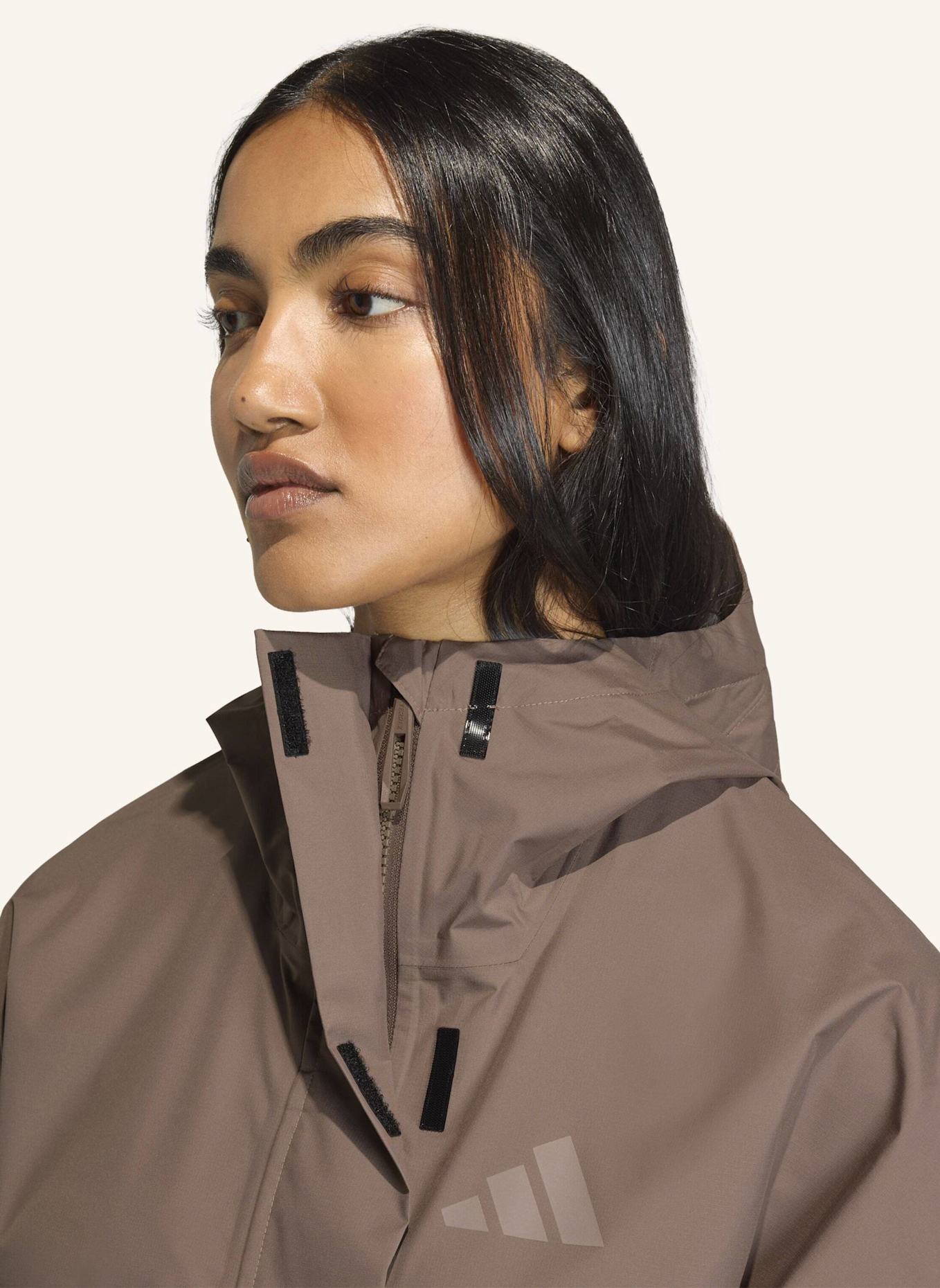 adidas TERREX TERREX XPLORIC 2.5 LAYER CLIMAPROOF ANORAK: BRAUN