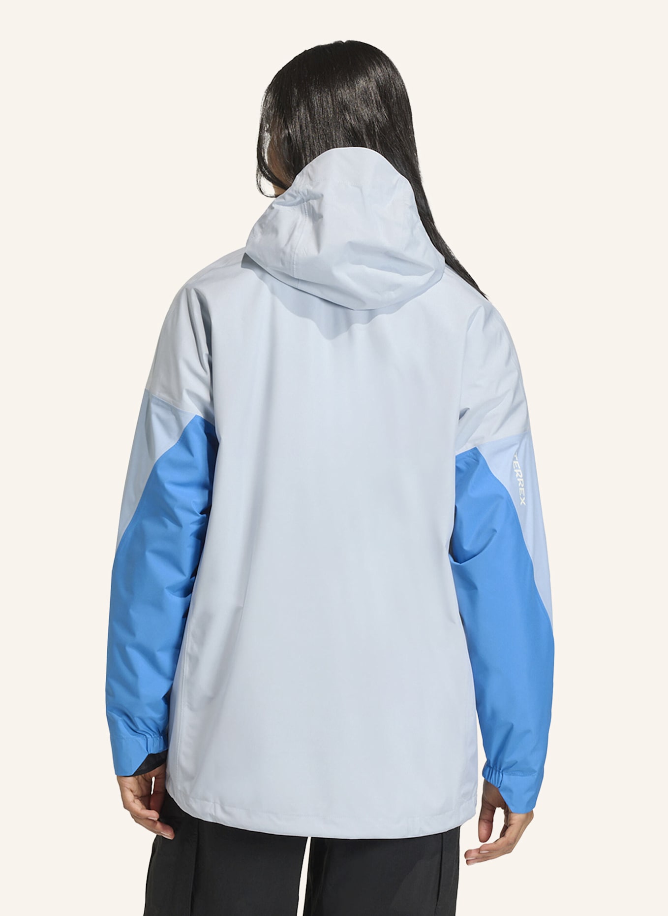 adidas TERREX TERREX XPLORIC 2.5 LAYER CLIMAPROOF ANORAK: BLAU