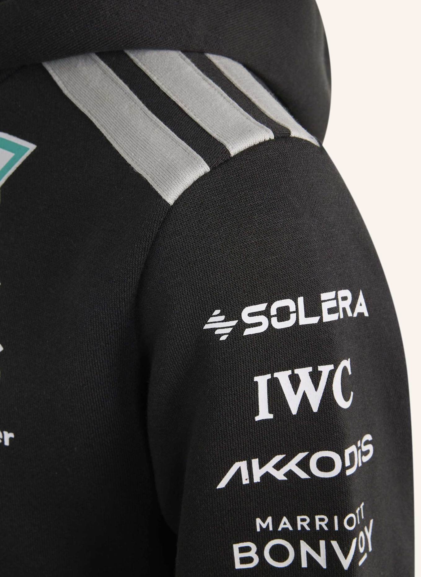 adidas MERCEDES - AMG PETRONAS FORMULA 1 TEAM DRIVER HOODIE: SCHWARZ