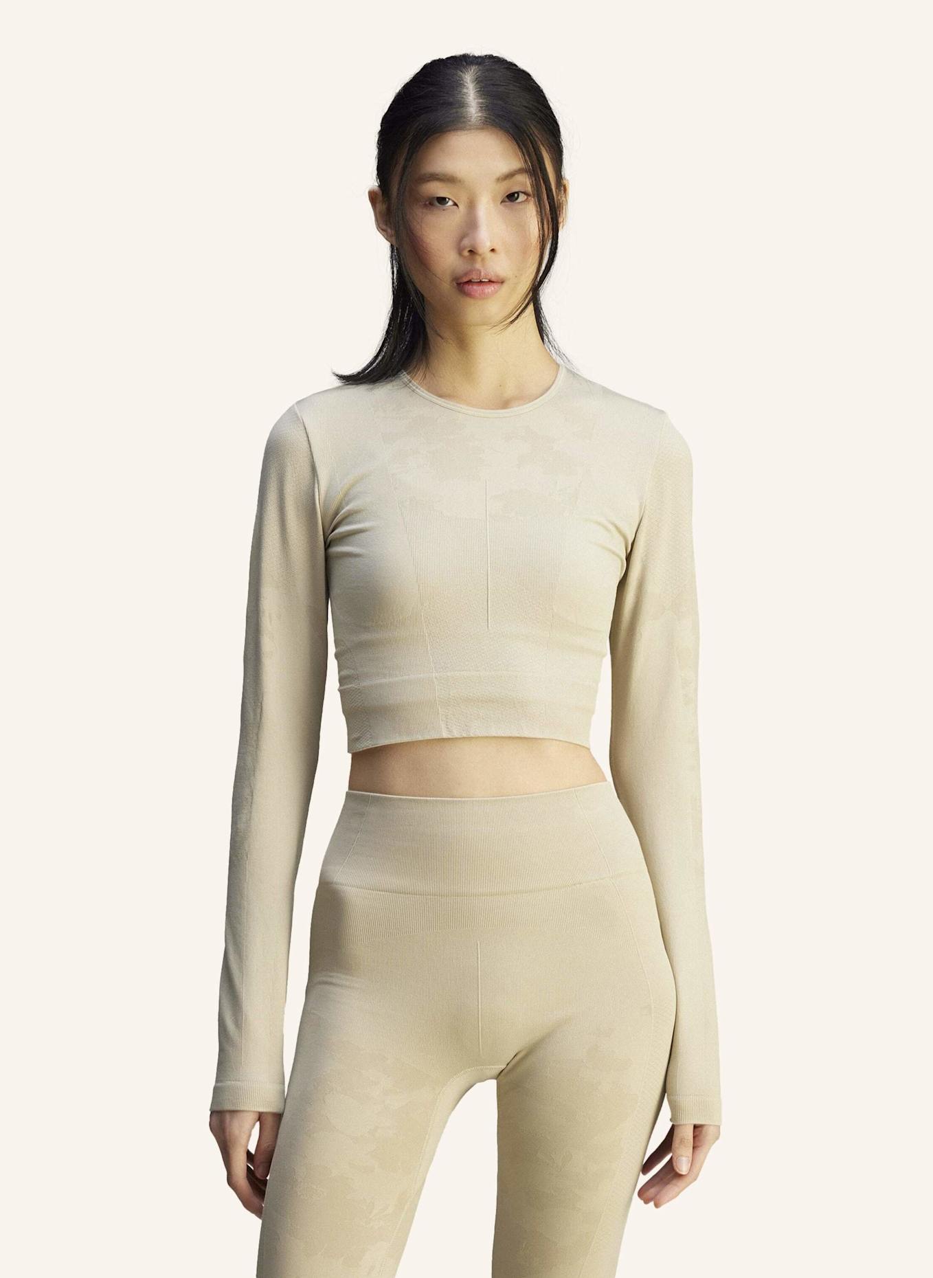 adidas by Stella McCartney ADIDAS BY STELLA MCCARTNEY TRUESTRENGTH SEAMLESS YOGA LONGSLEEVE: BEIGE
