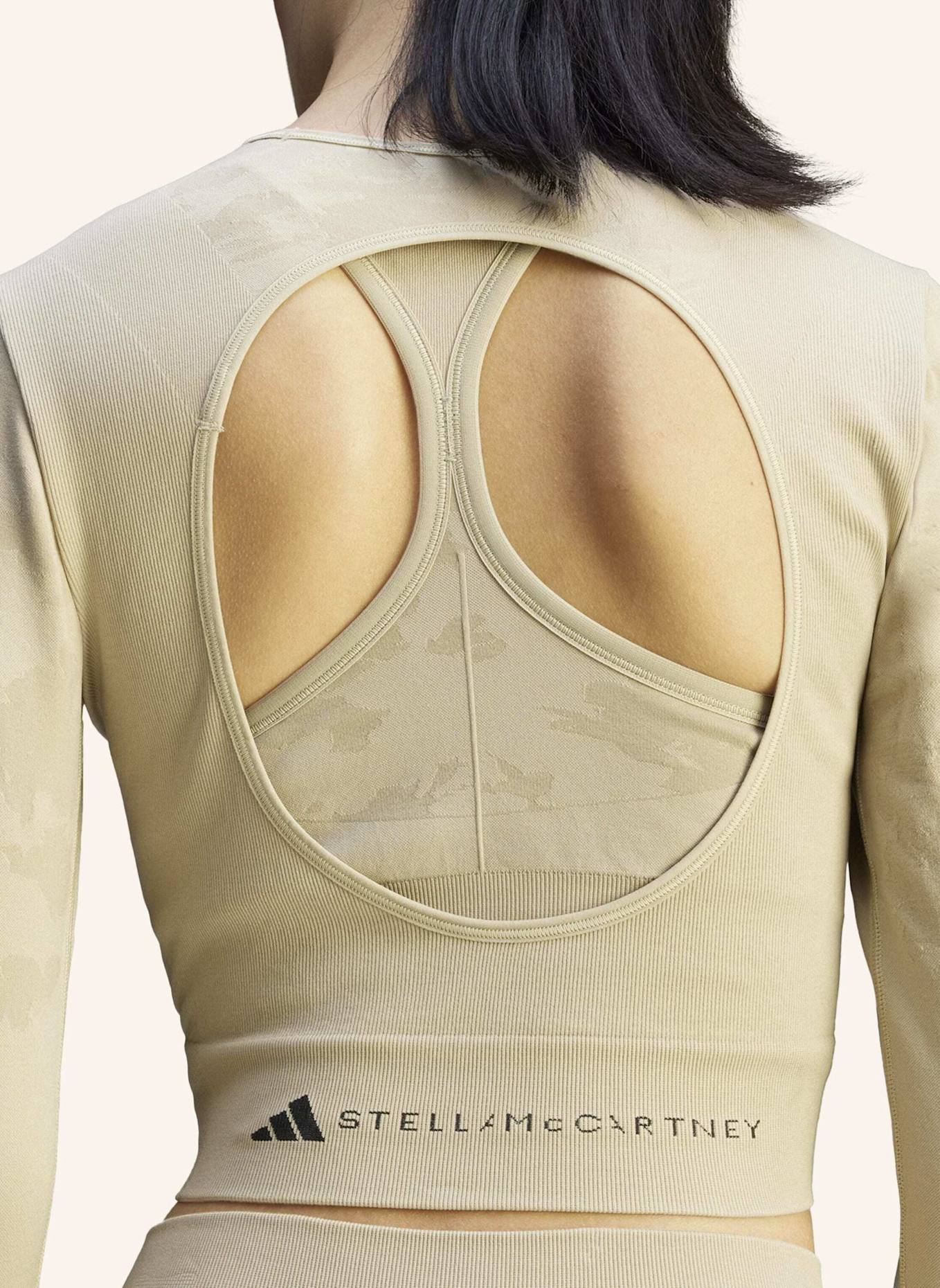 adidas by Stella McCartney ADIDAS BY STELLA MCCARTNEY TRUESTRENGTH SEAMLESS YOGA LONGSLEEVE: BEIGE