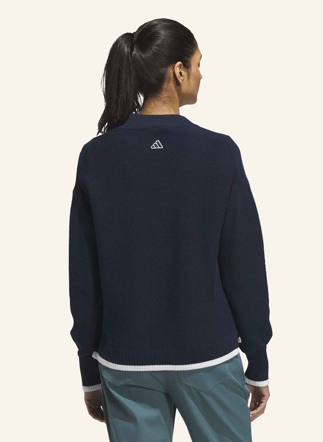 adidas ULTIMATE365 STRICKPULLOVER: BLAU
