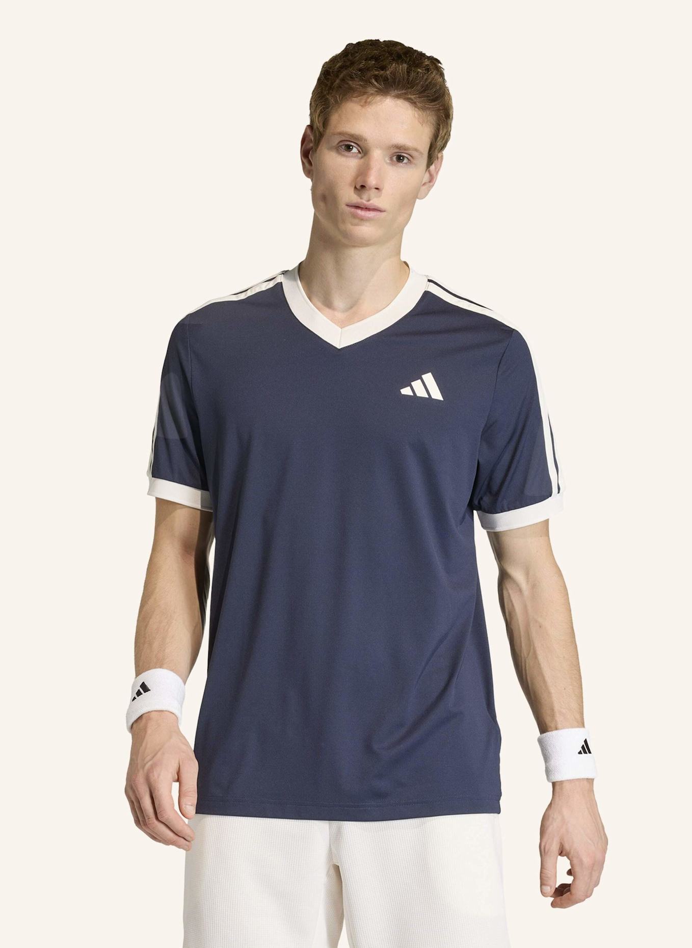 adidas TENNIS CLASSICS T-SHIRT: BLAU
