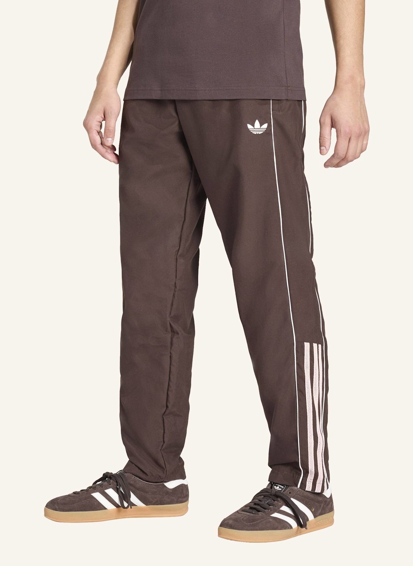 adidas Originals HALF STRIPES TRAININGSHOSE: BRAUN