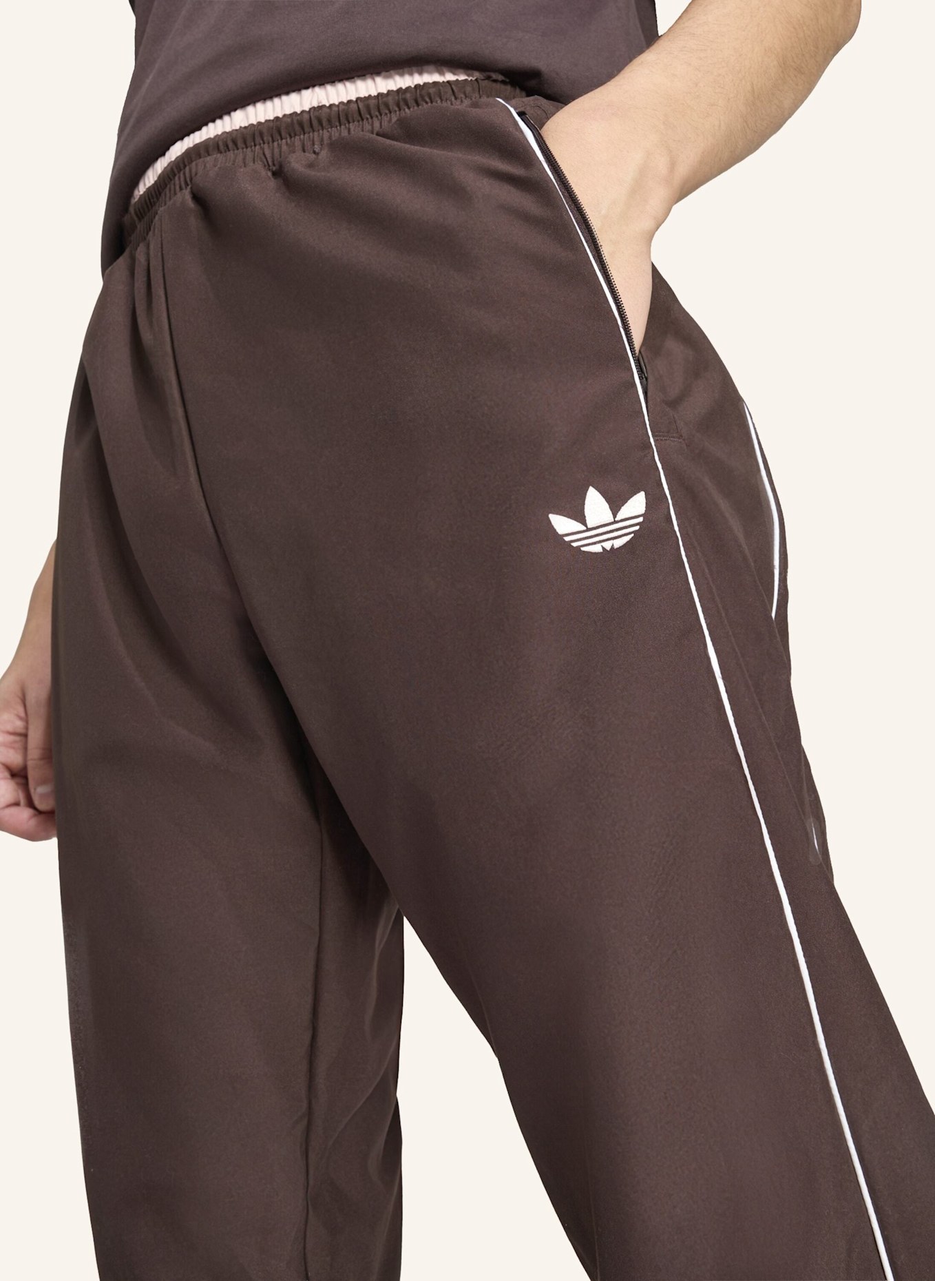 adidas Originals HALF STRIPES TRAININGSHOSE: BRAUN