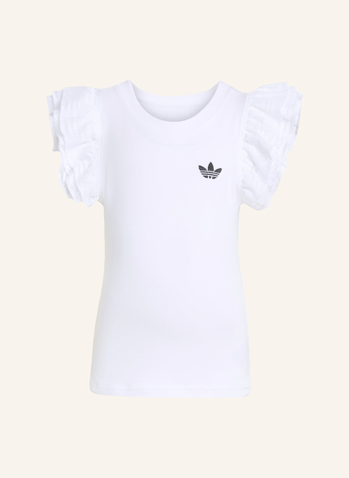 adidas Originals KURZES AOP CYCLING T-SHIRT-SET: WEISS/ SCHWARZ