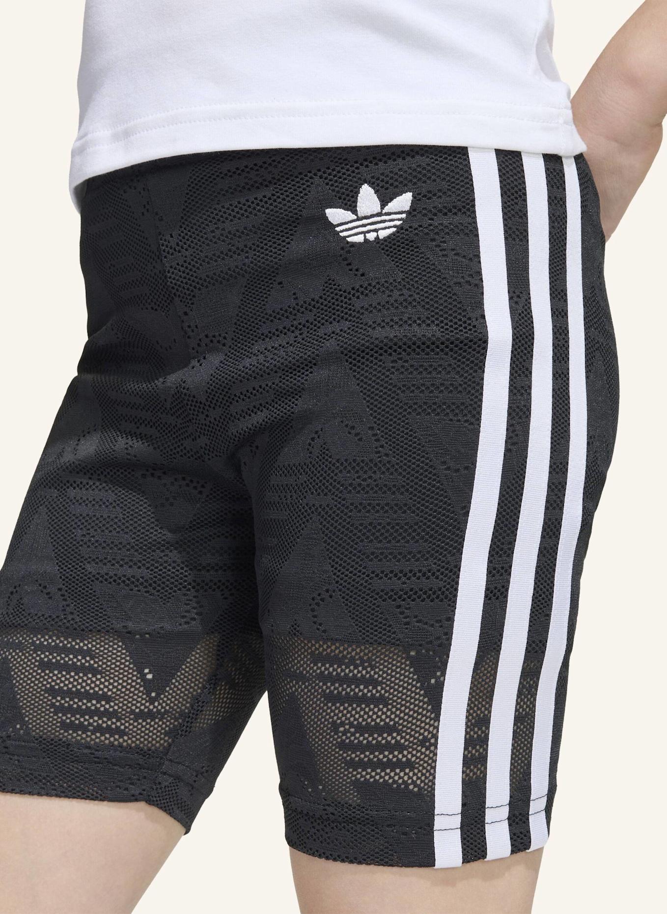 adidas Originals KURZES AOP CYCLING T-SHIRT-SET: WEISS/ SCHWARZ