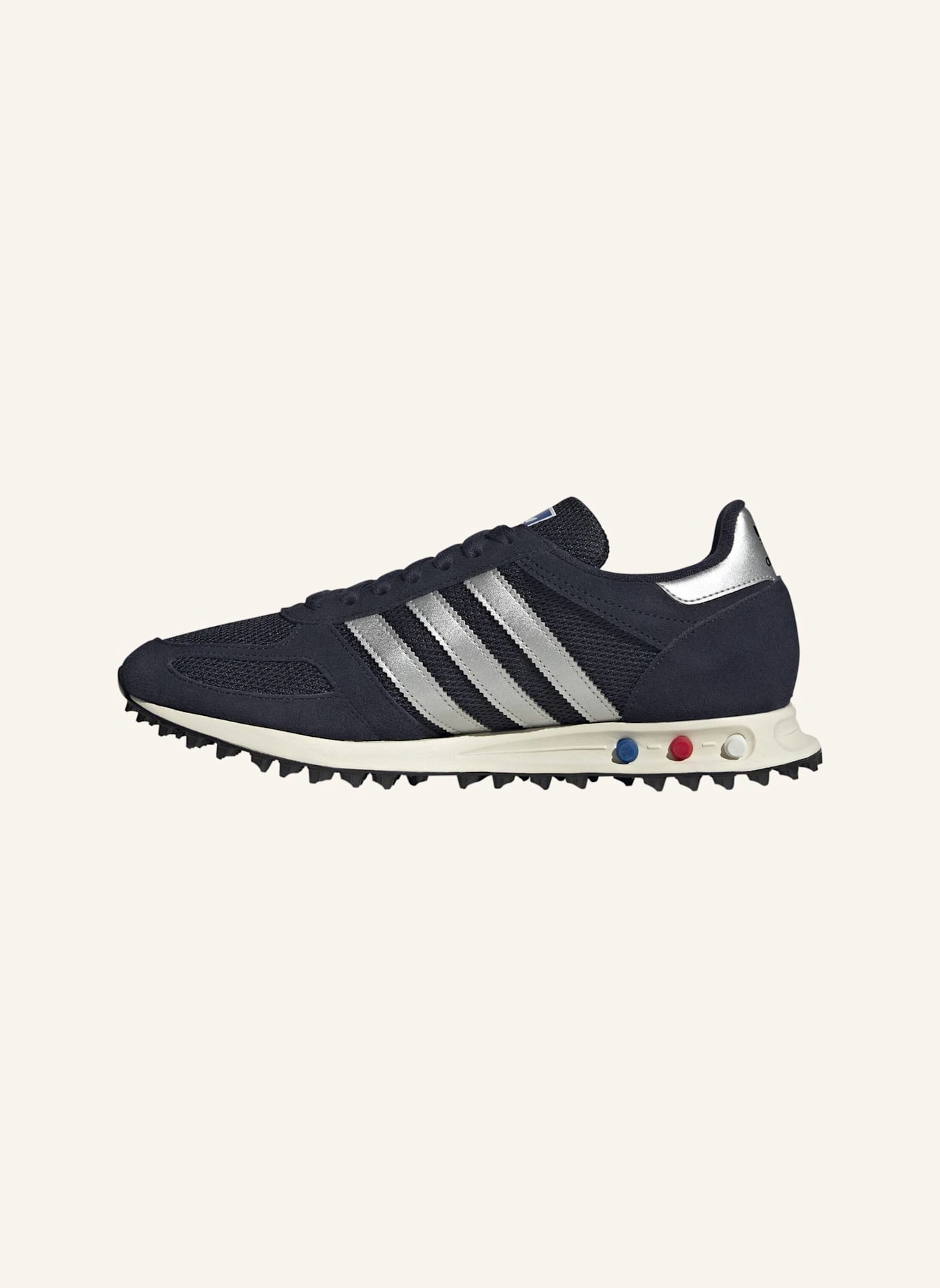 adidas Originals LA TRAINER OG SHOES: BLAU/ SILBER/ WEISS