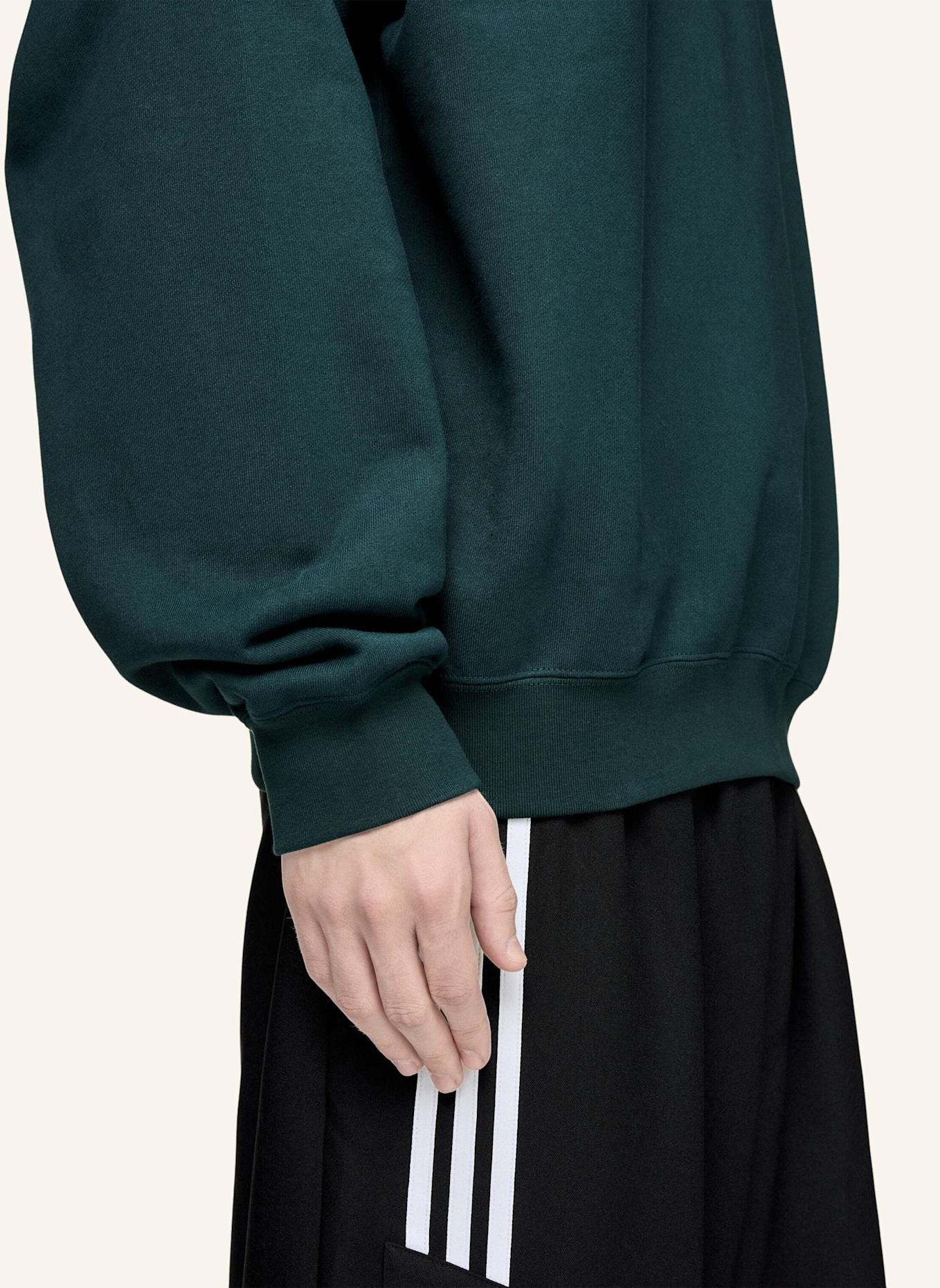 Y-3 Y-3 BRUSHED TERRY SWEATSHIRT: GRÜN