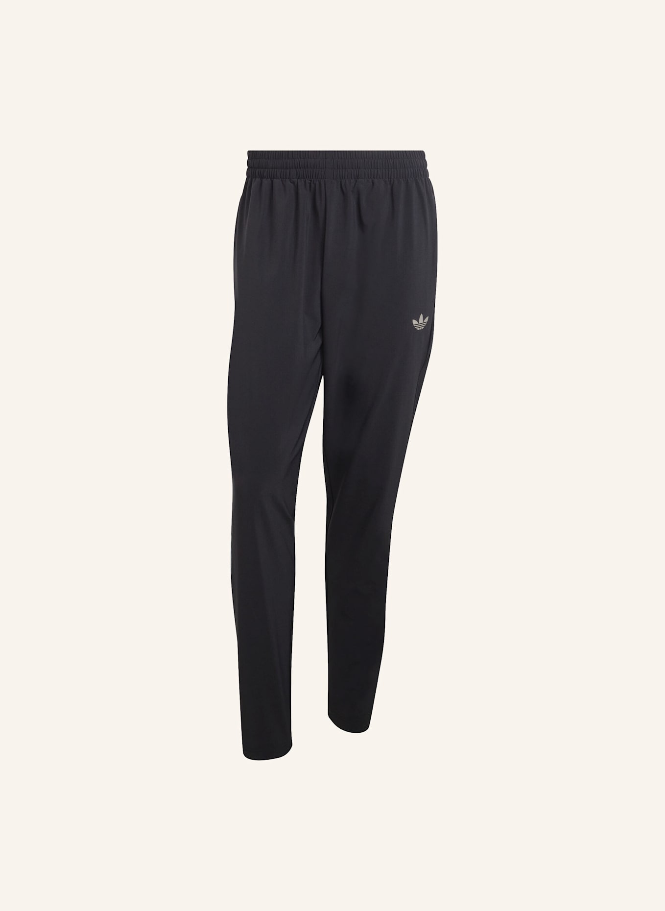 adidas Originals TECH TREFOIL ESSENTIALS WOVEN HOSE: SCHWARZ