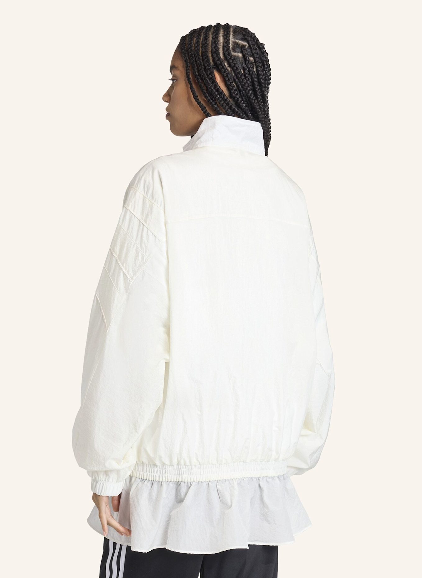 adidas Originals SANTIAGO WOVEN TRACK TOP: WEISS