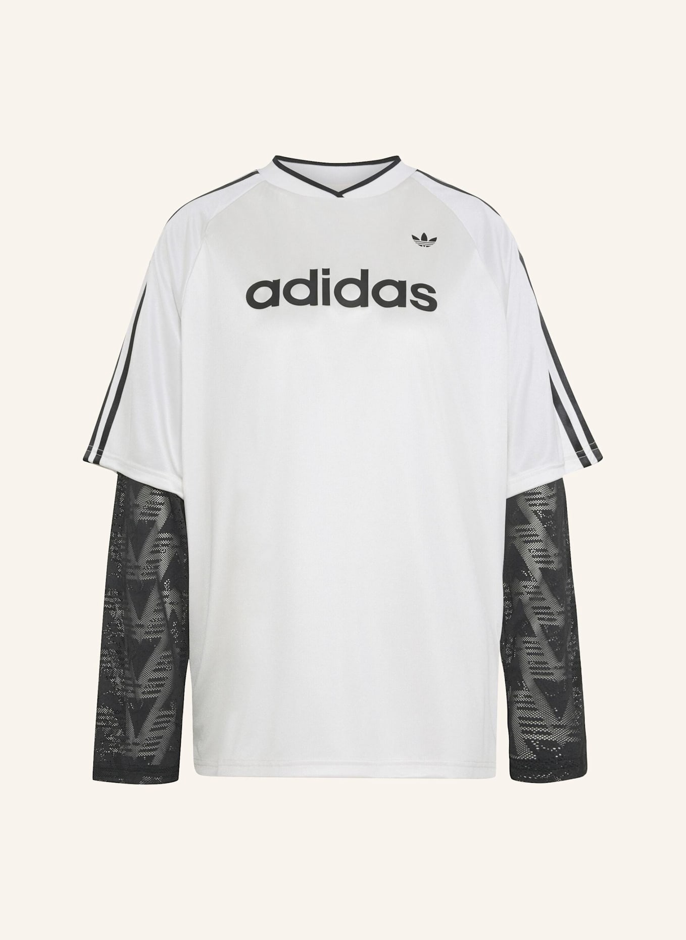 adidas Originals LANGARMTRIKOT MIT SPITZE: WEISS