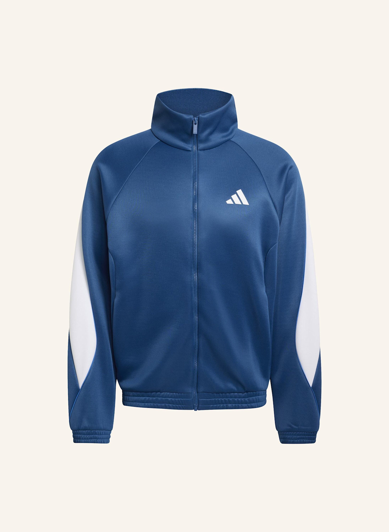 adidas STADIUM TRAININGSJACKE: PETROL/ WEISS/ BLAU