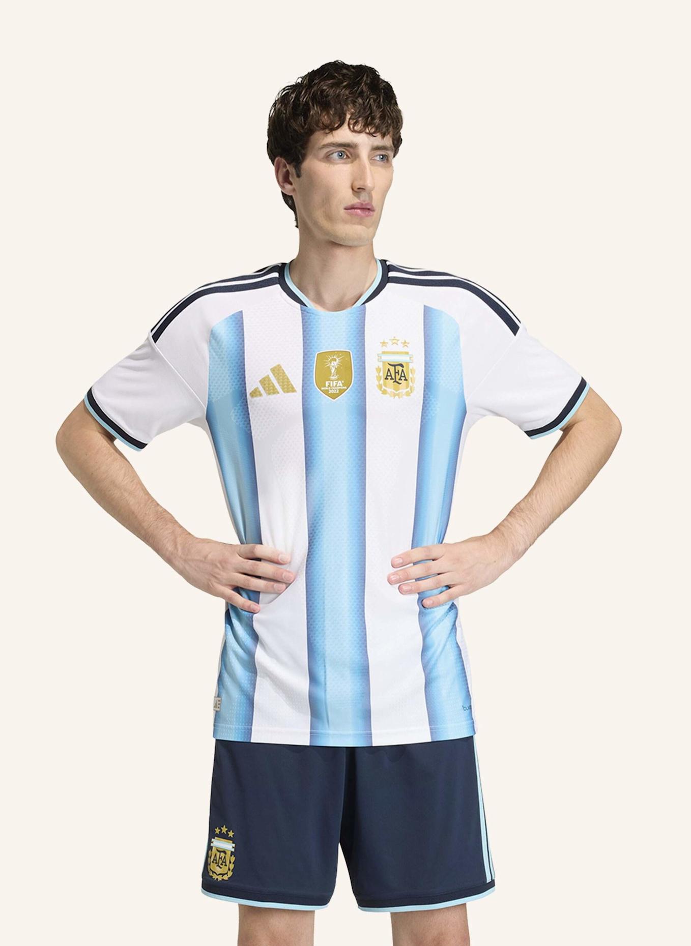 adidas ARGENTINIEN 26 AUTHENTIC HEIMTRIKOT: WEISS/ BLAU