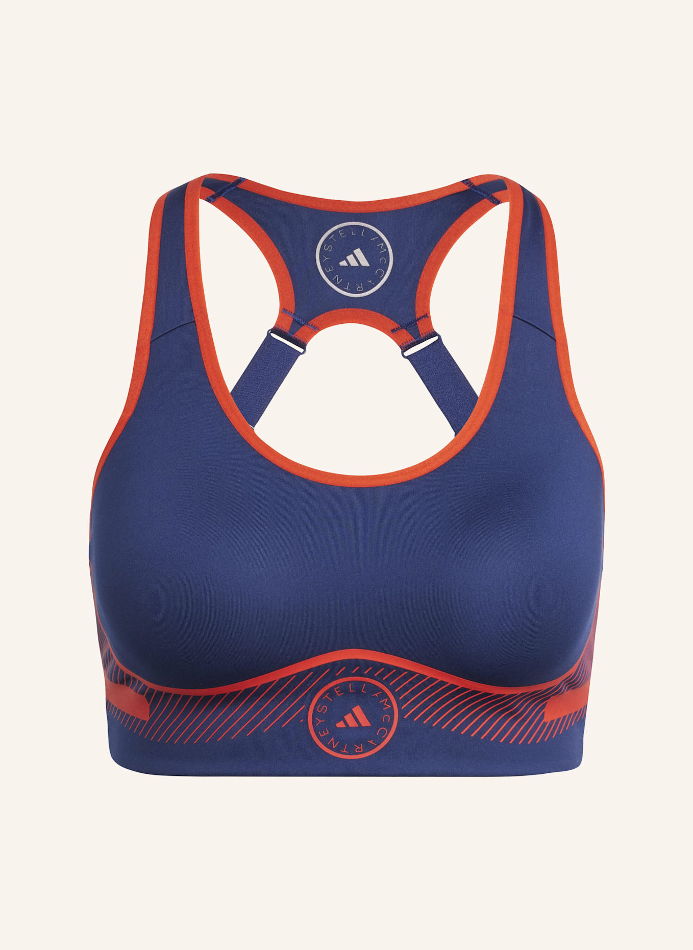 adidas by Stella McCartney ADIDAS BY STELLA MCCARTNEY TRUEPACE HIGH SUPPORT SPORT-BH: BLAU