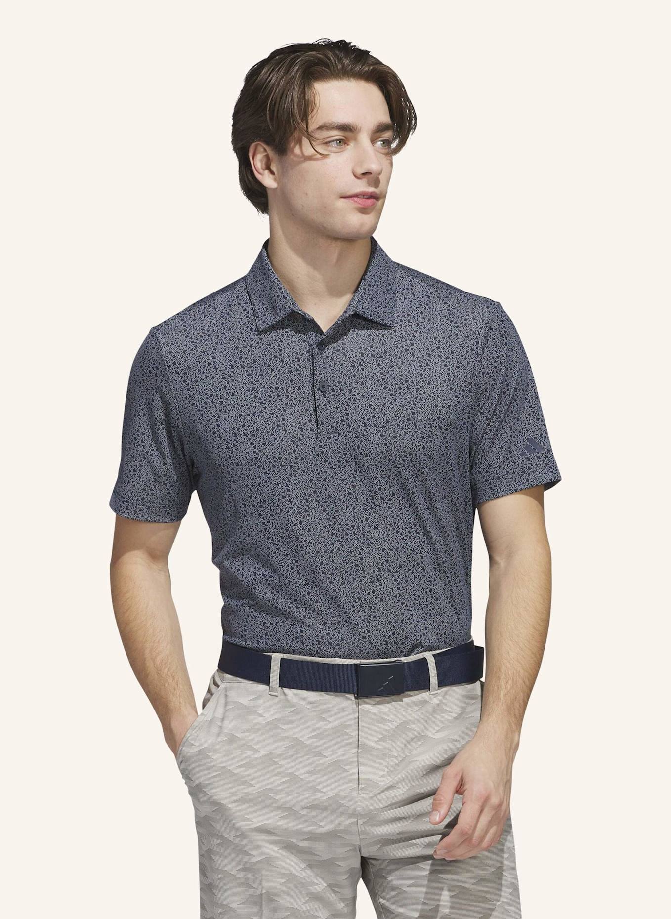 adidas ULTIMATE365 MINI BUNKER POLOSHIRT: BLAU