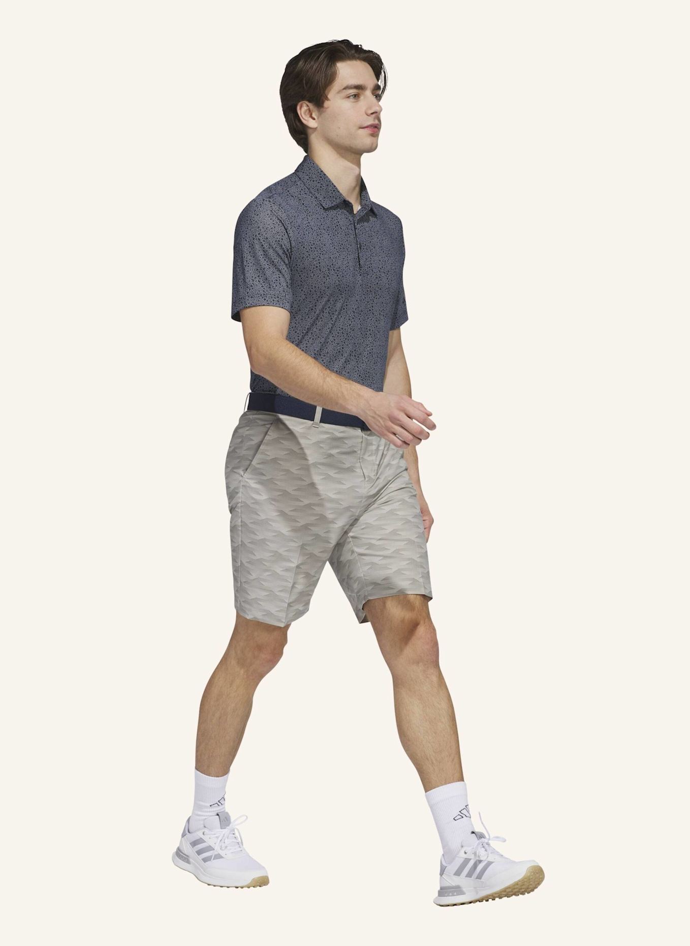 adidas ULTIMATE365 MINI BUNKER POLOSHIRT: BLAU