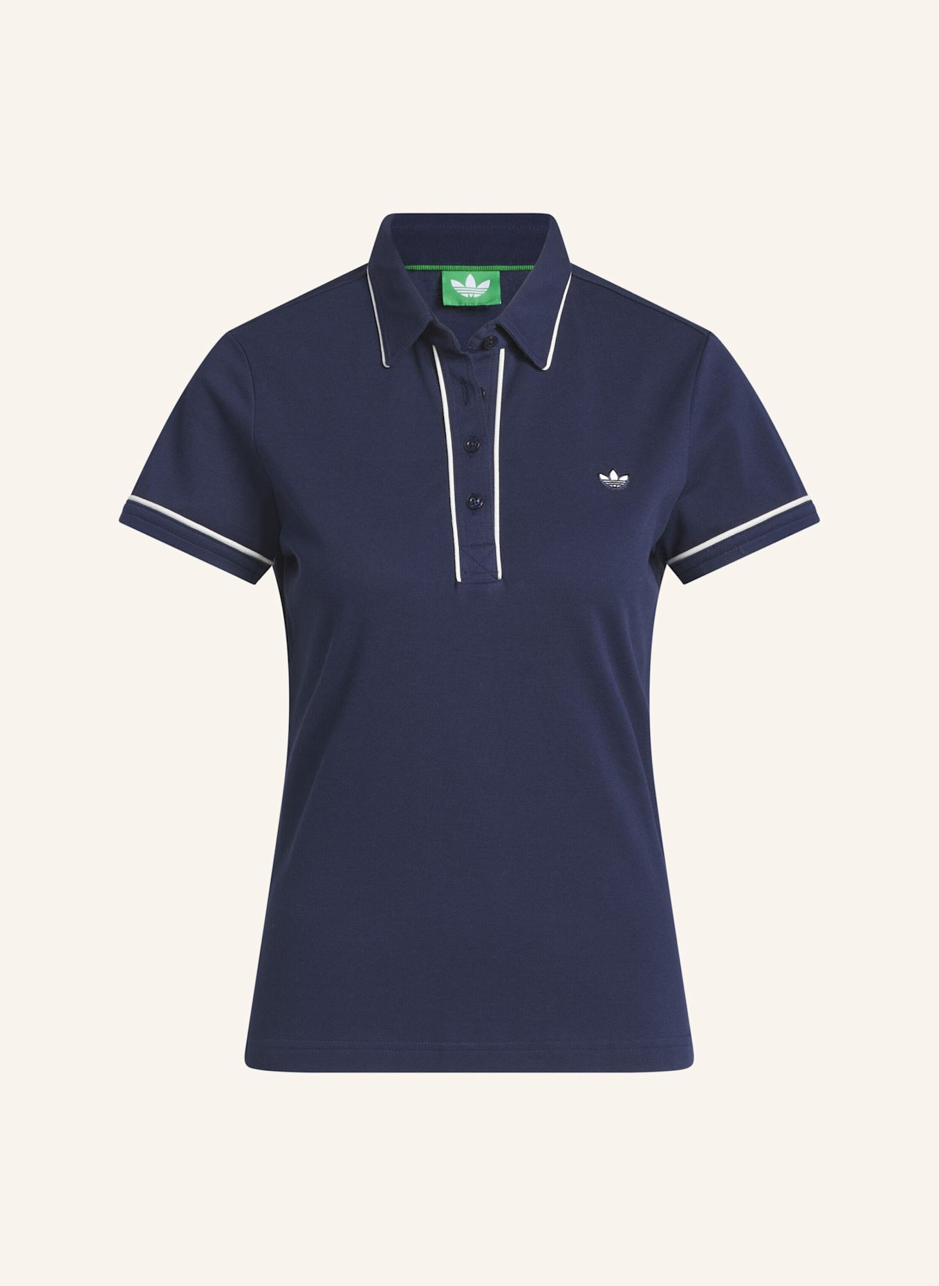 adidas ORIGINALS TWISTKNIT TREFOIL POLOSHIRT: BLAU