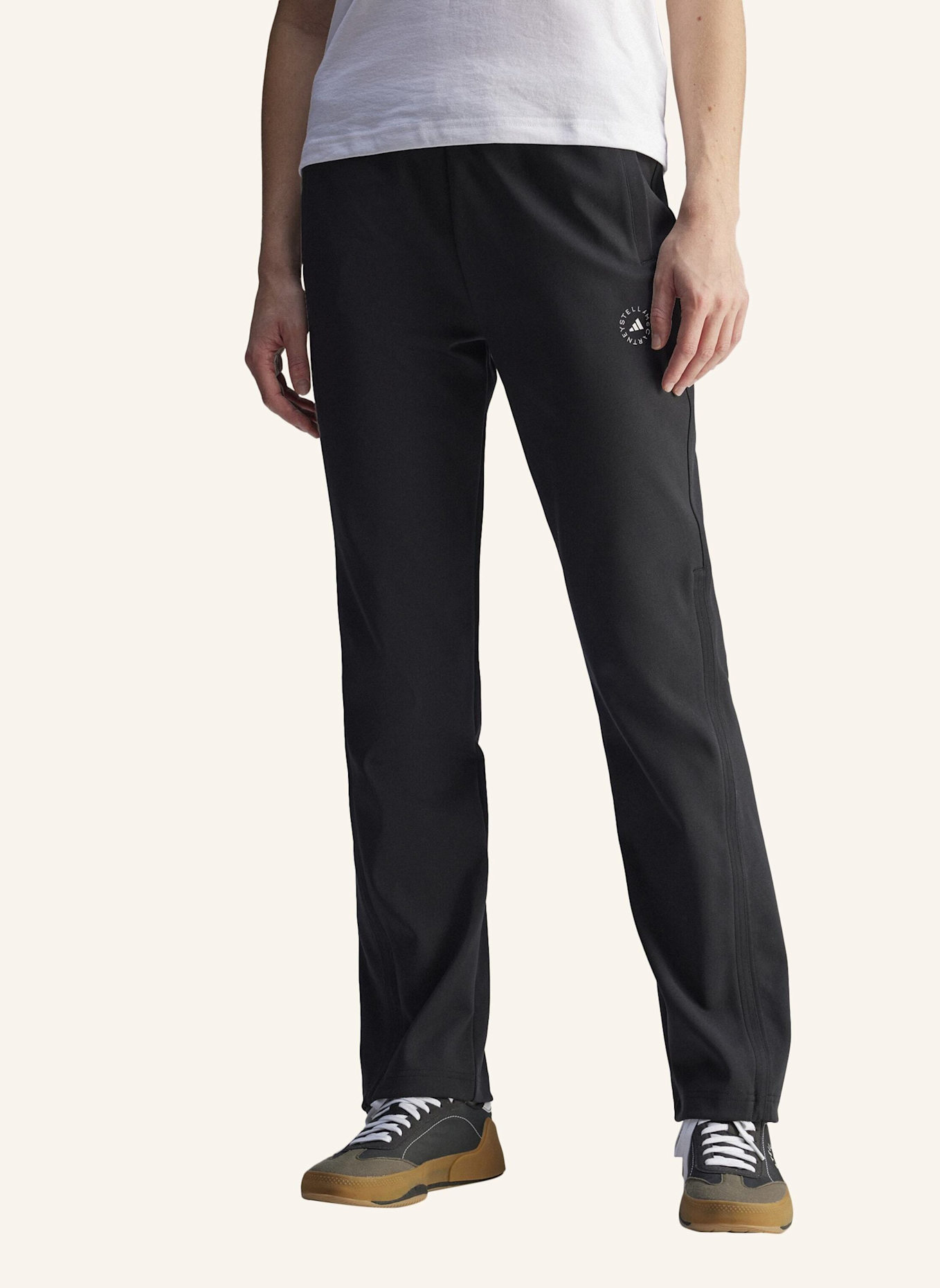 adidas by Stella McCartney ADIDAS BY STELLA MCCARTNEY KNITTED TRAININGSHOSE: SCHWARZ