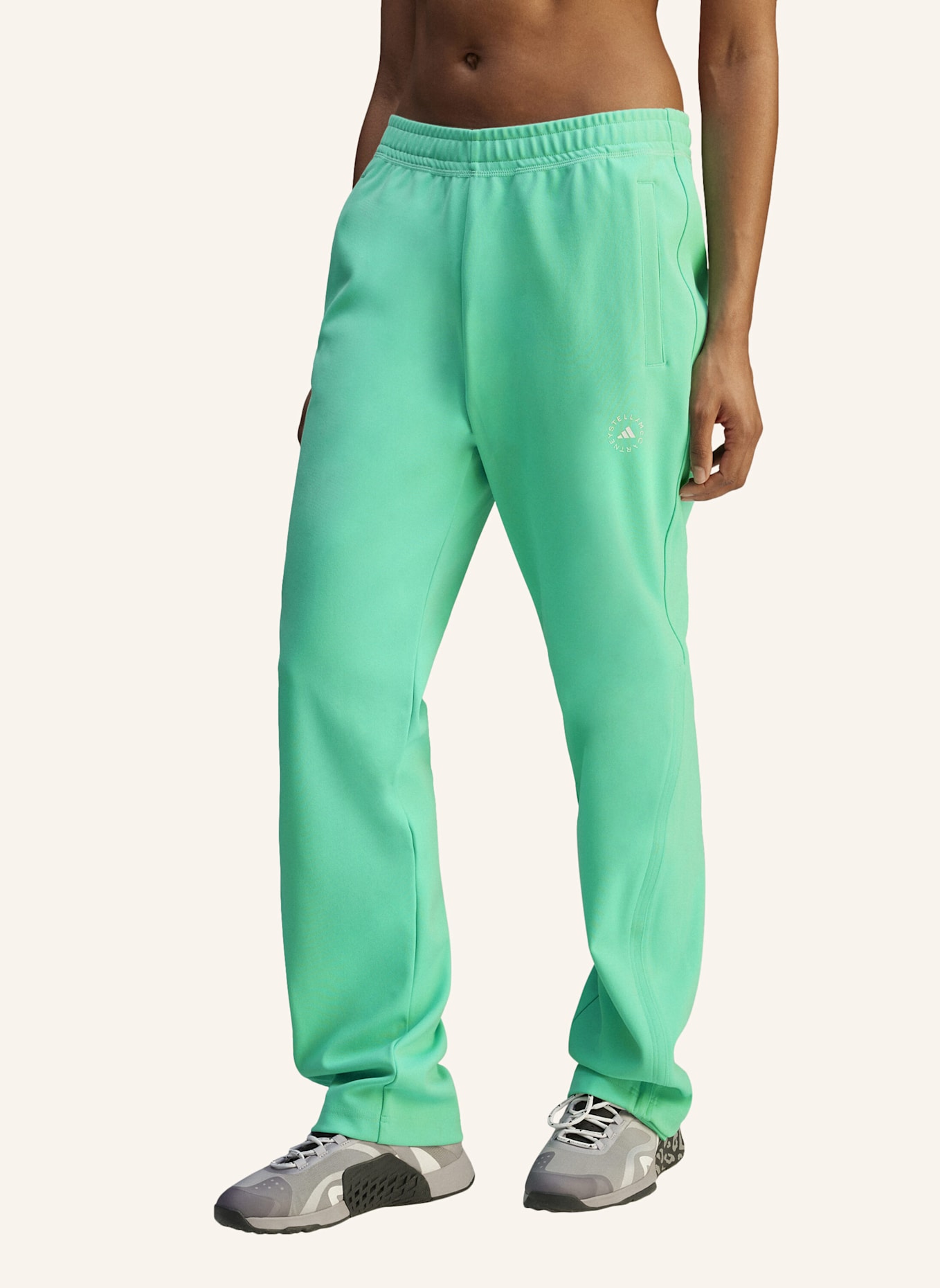 adidas by Stella McCartney ADIDAS BY STELLA MCCARTNEY KNITTED TRAININGSHOSE: GRÜN