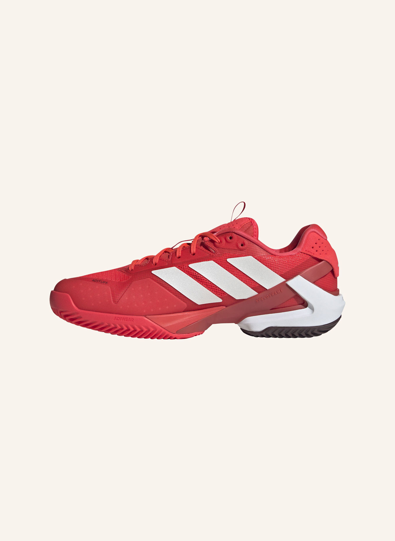 adidas Tennisschuhe ADIZERO UBERSONIC 5: ROT/ WEISS