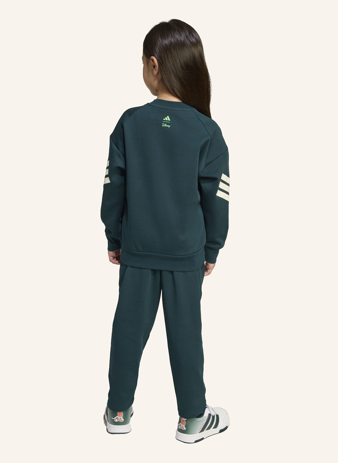 adidas DISNEY MICKY MAUS JOGGINGANZUG KINDER: GRÜN/ NEONGRÜN