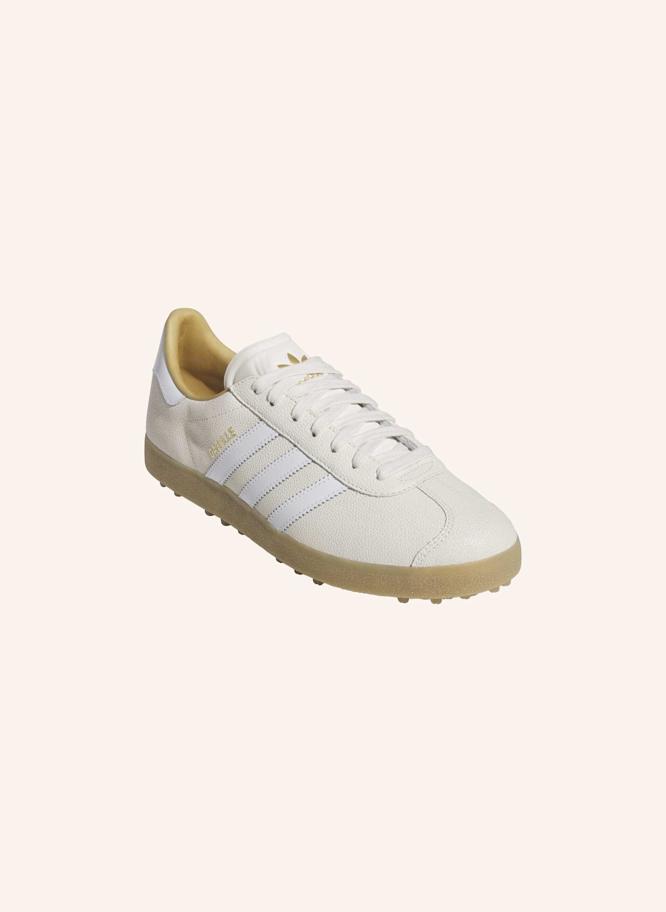 adidas GAZELLE LUX SPIKELESS GOLFSCHUH: WEISS